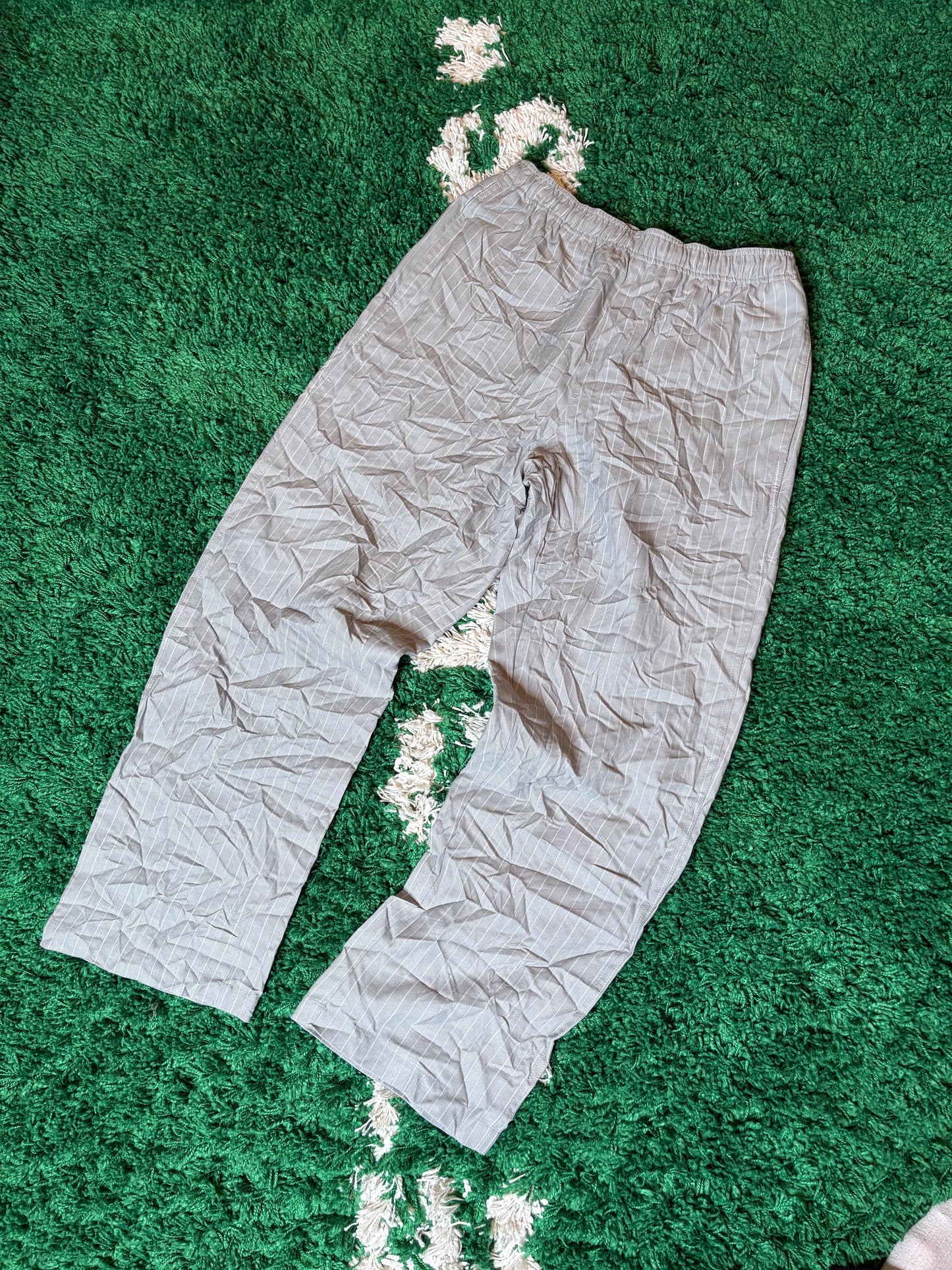 Stussy Wrinkle Pants Gray Size Small