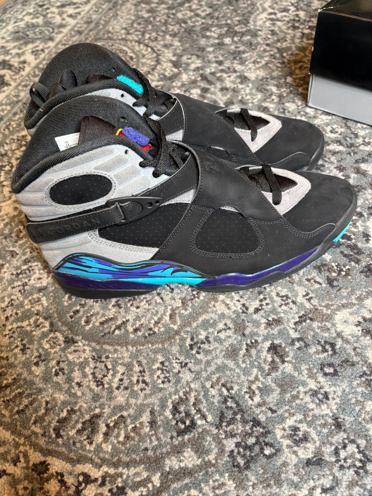 Jordan 8 Retro “Aqua” Vnds Og Size 13