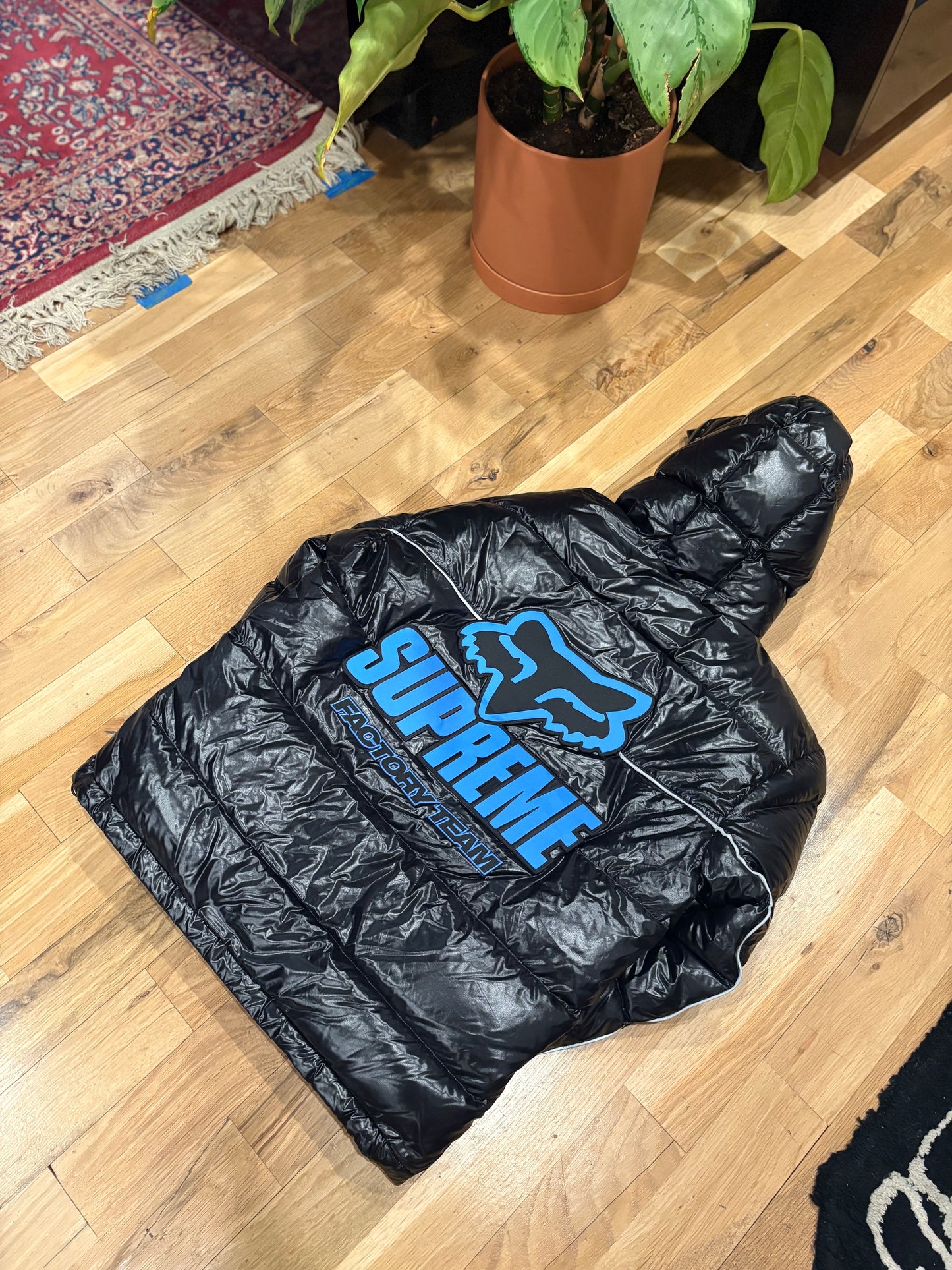 Supreme Fox Racing Black Puffer Size Small