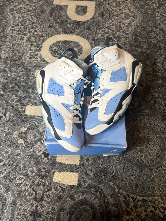 Jordan 6 Retro “UNC WHITE” CLEAN OG SIZE 13