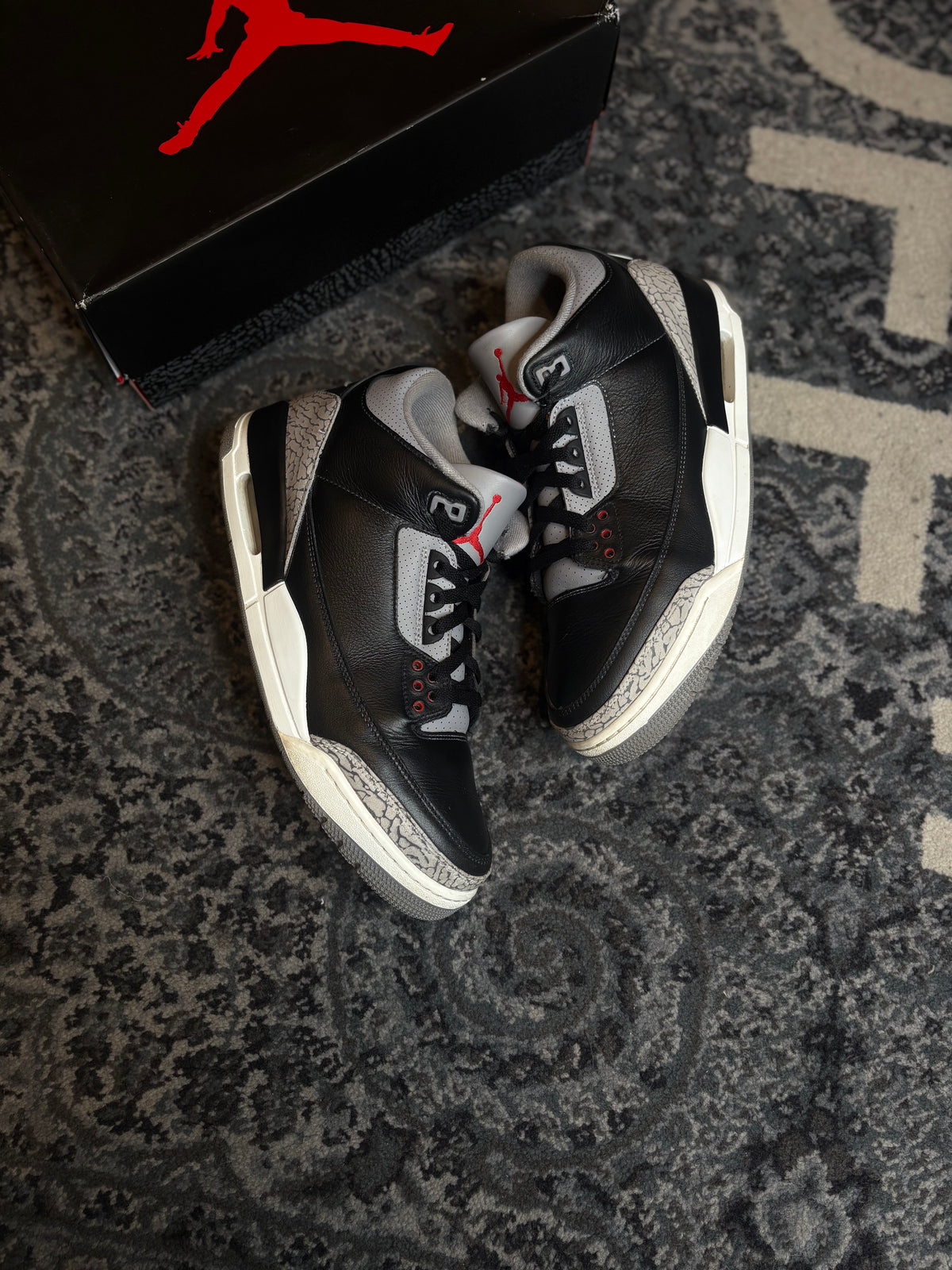 Jordan 3 Retro “Black Cement” Clean Og Size 11.5