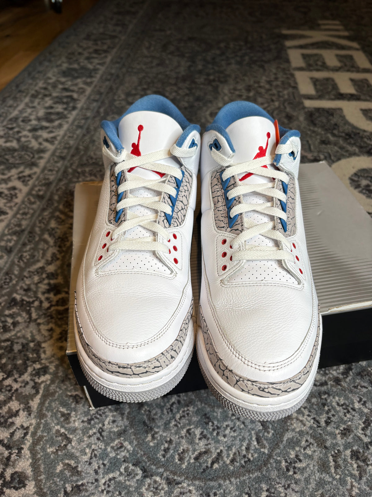Jordan 3 Retro “True Blue” Clean Og Size 13