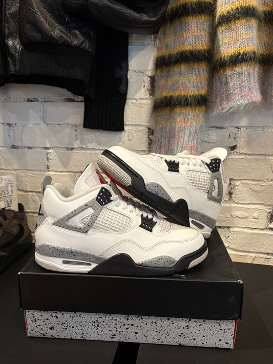 Jordan 4 Retro White Cement Clean OG Size 9