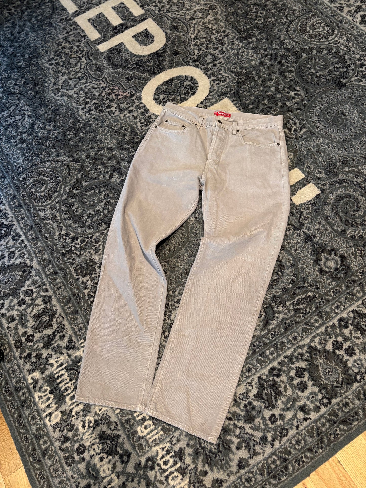 Supreme Gray Pants Size 32