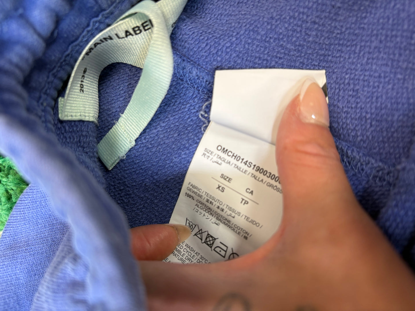 Off-White Sweatpants Blue Size XS