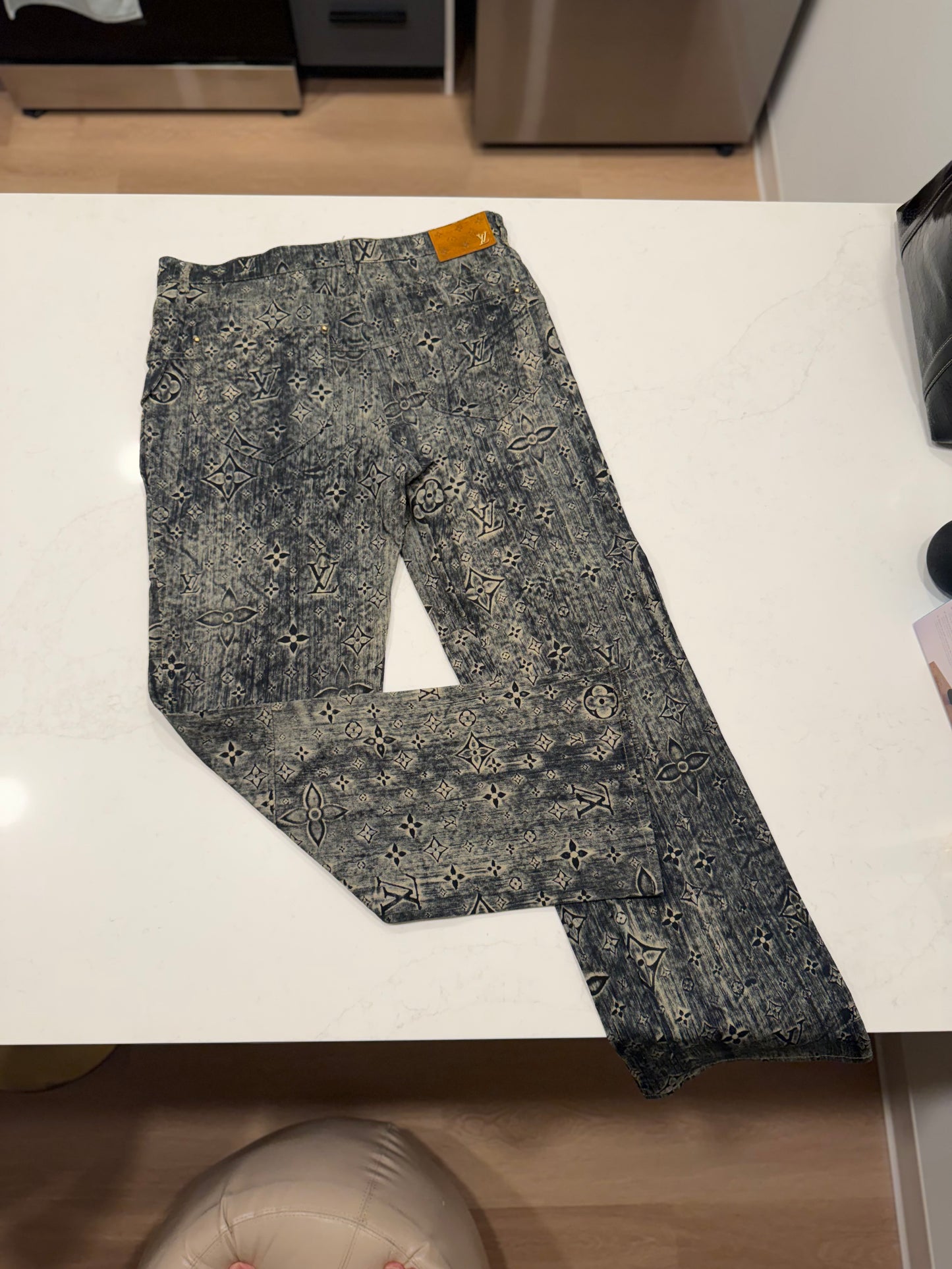 Louis Vuitton Monogram Jeans Size 34