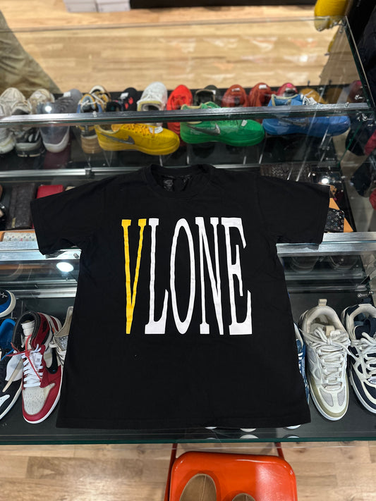Vlone Tee Black/Yellow Size XL