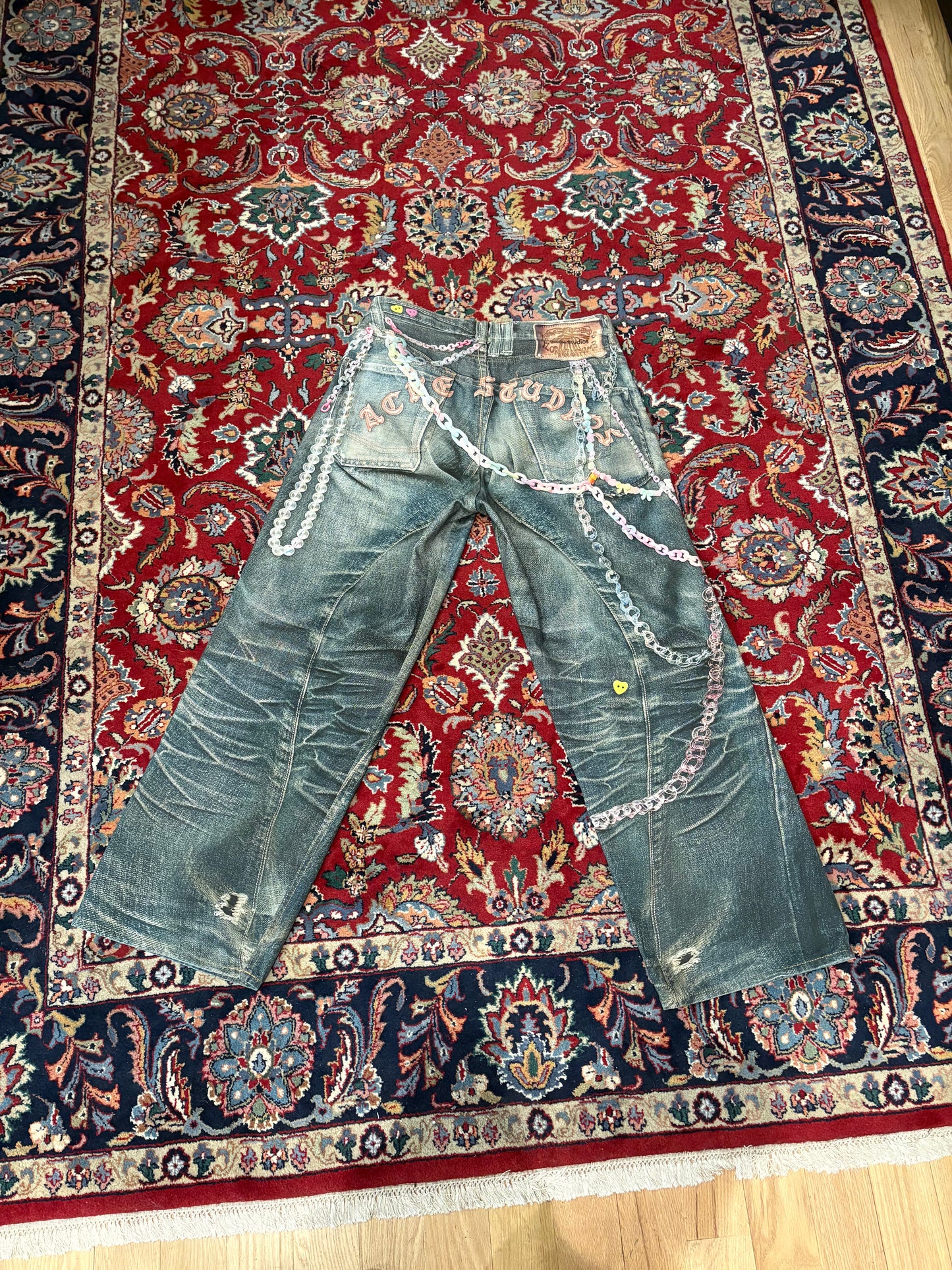 Acne Studios Chain Jeans Loose Fit PO EU 50
