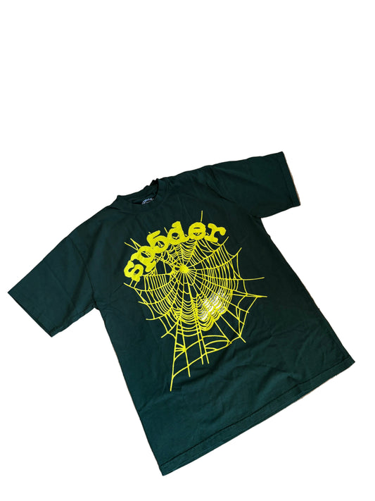 Sp5der OG Web Tee Green DS