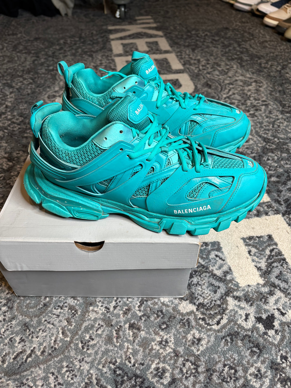 Balenciaga Track “Dark Turquoise” Clean Og Size 13 (46 EU)