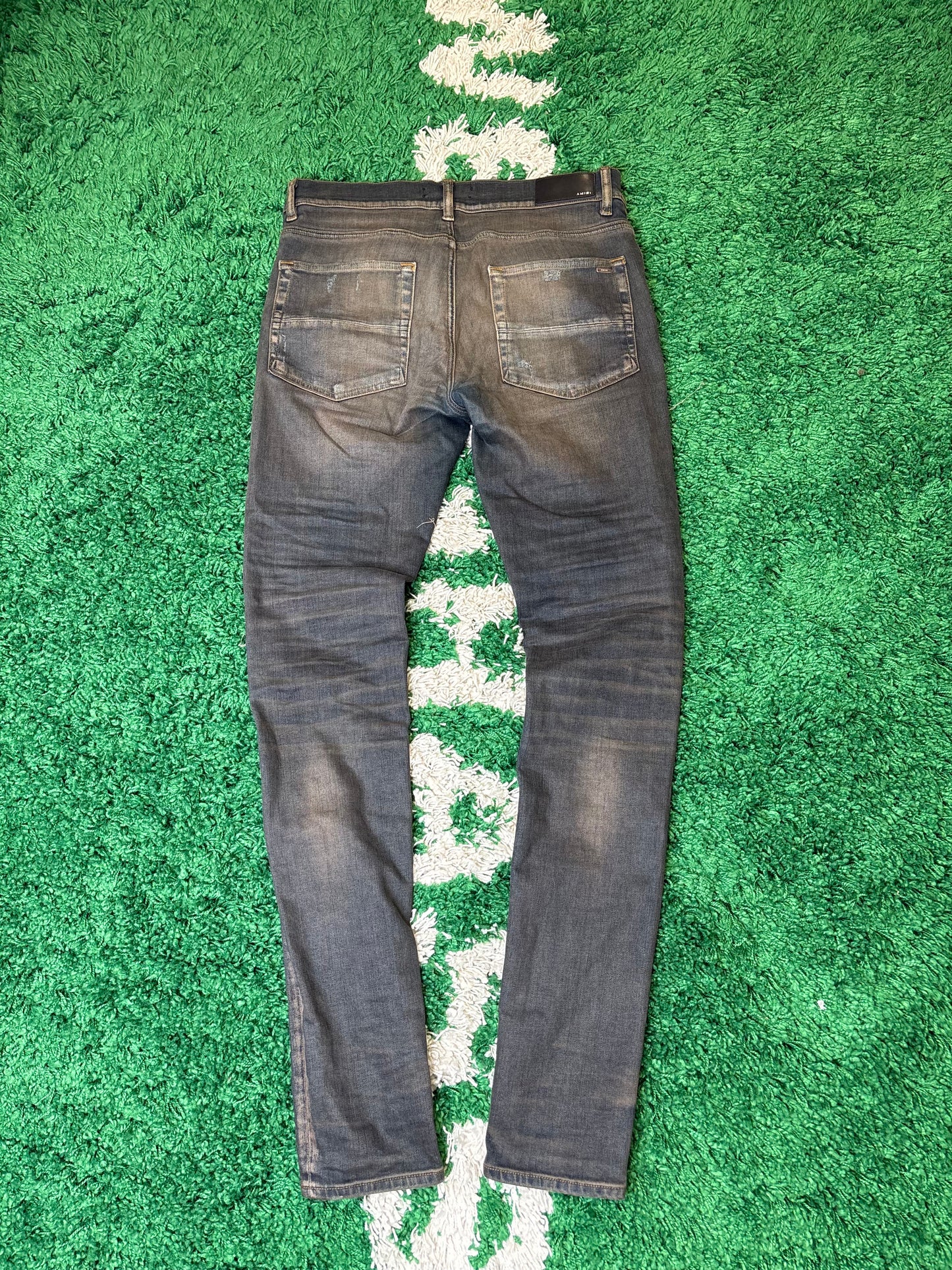Amiri Jeans Medium Wash Distressed Size 32