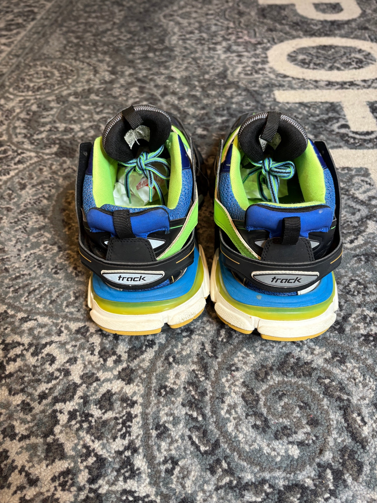 Balenciaga Track “Green White Blue” Clean Nb Size 14(47 EU)