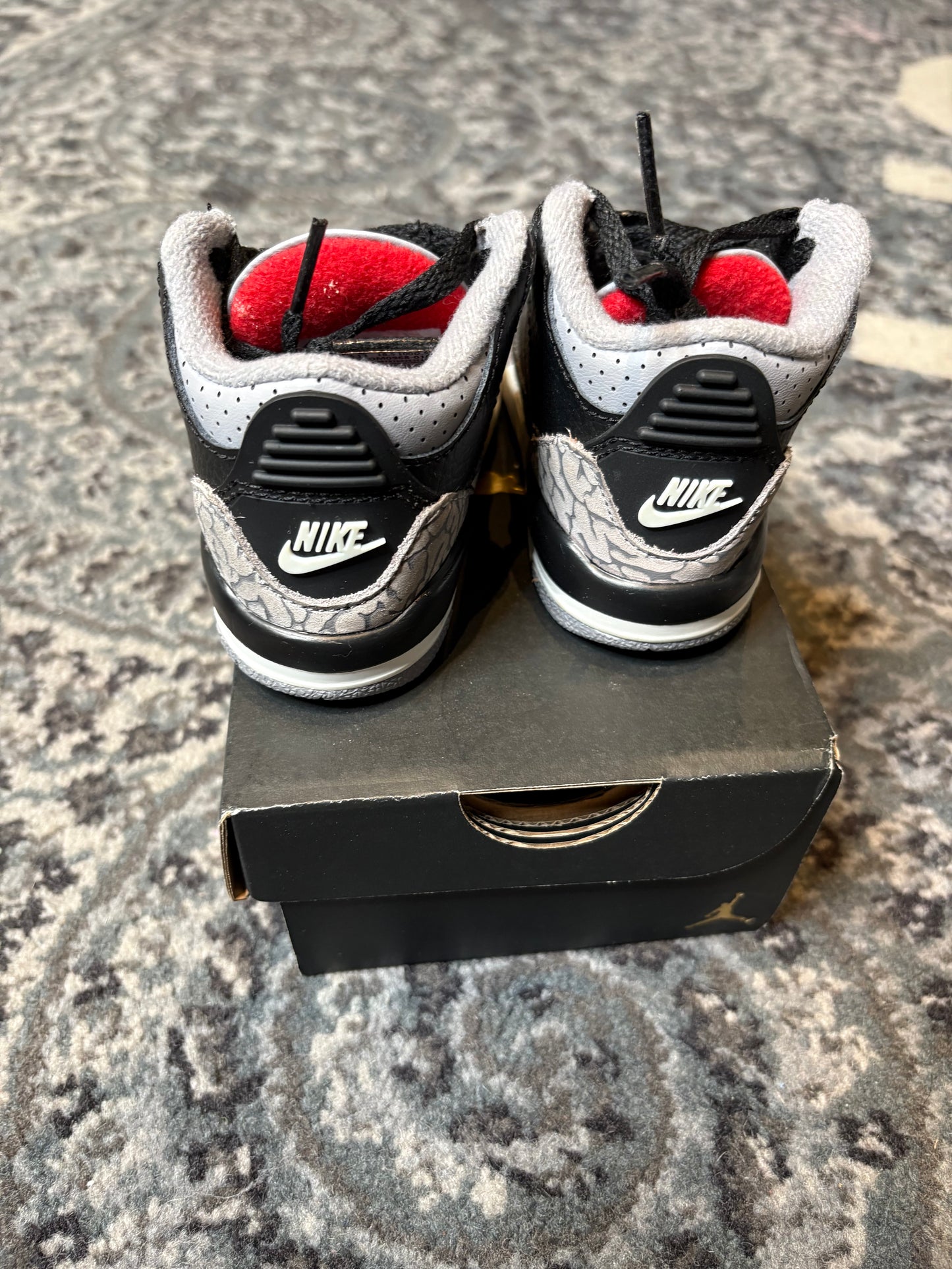 Jordan 3 Retro “Black Cement” Clean Og Size 4C