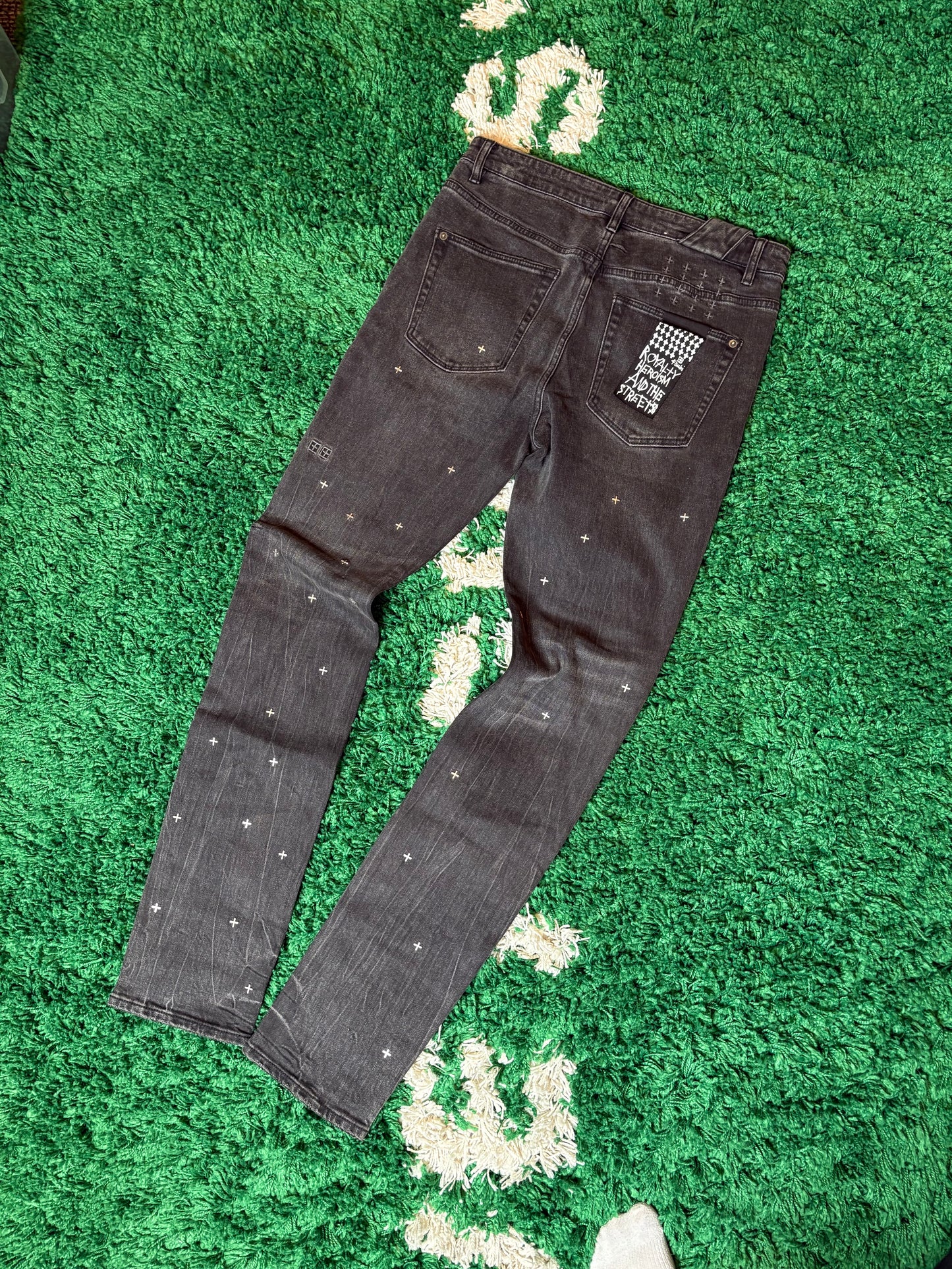 Ksubi Jeans Black Crosses Size 31