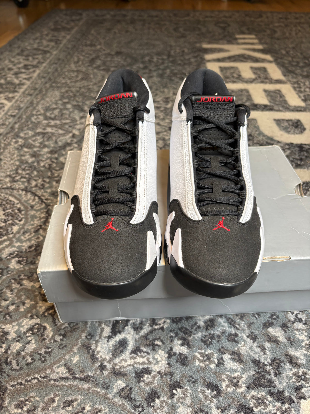 Jordan 14 Retro “Black Toe” Clean Og Size 8.5