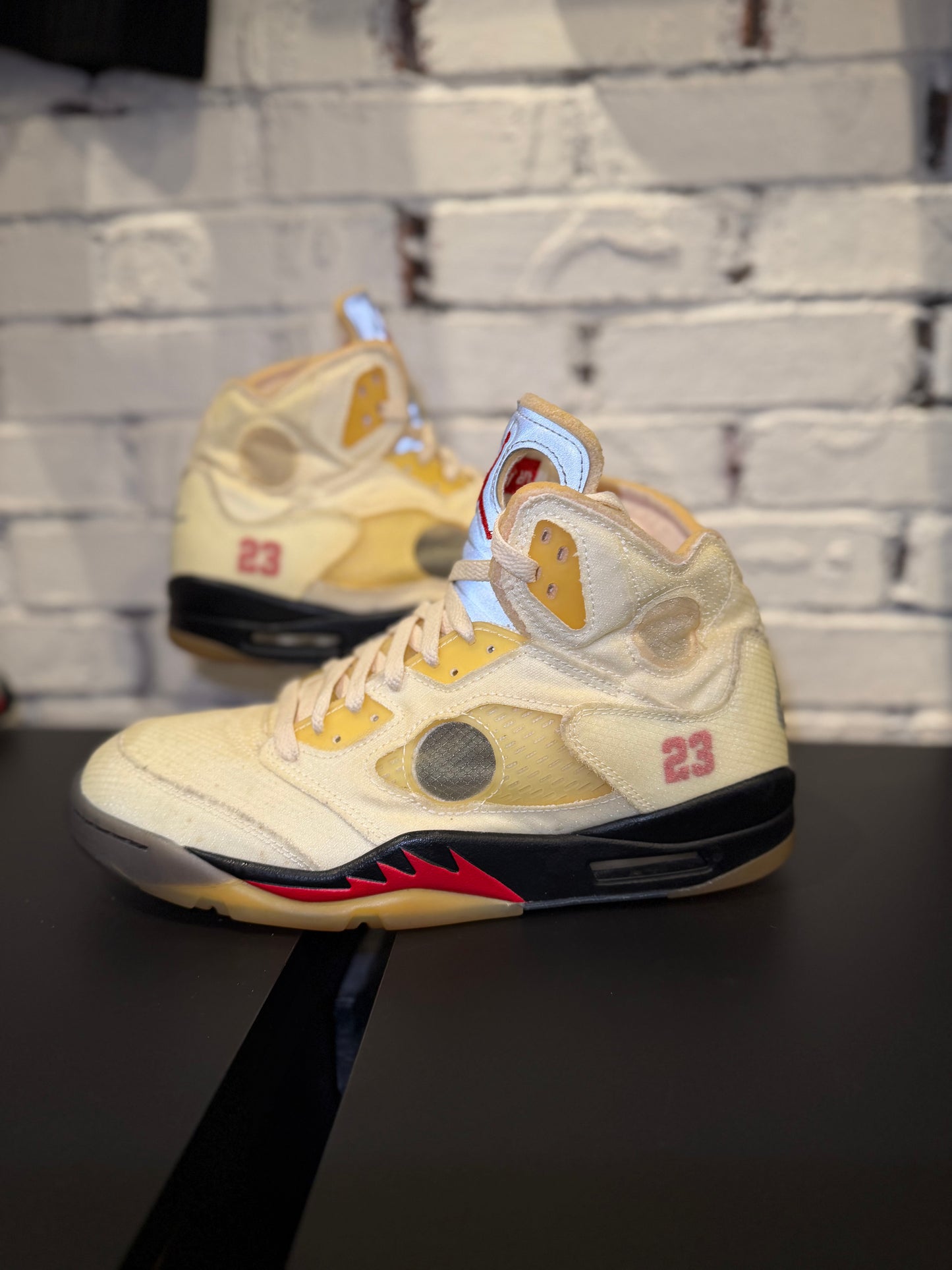 Jordan 5 Retro Off-White Sail Clean NB Size 11