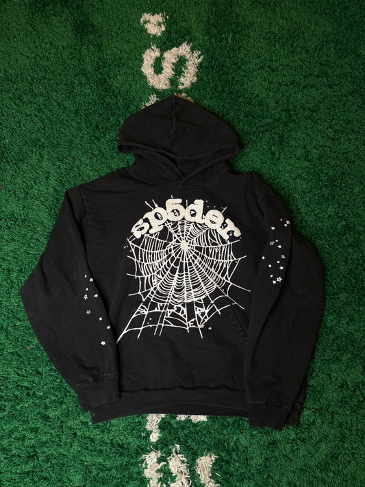 Sp5der Hoodie Black/White Size XL