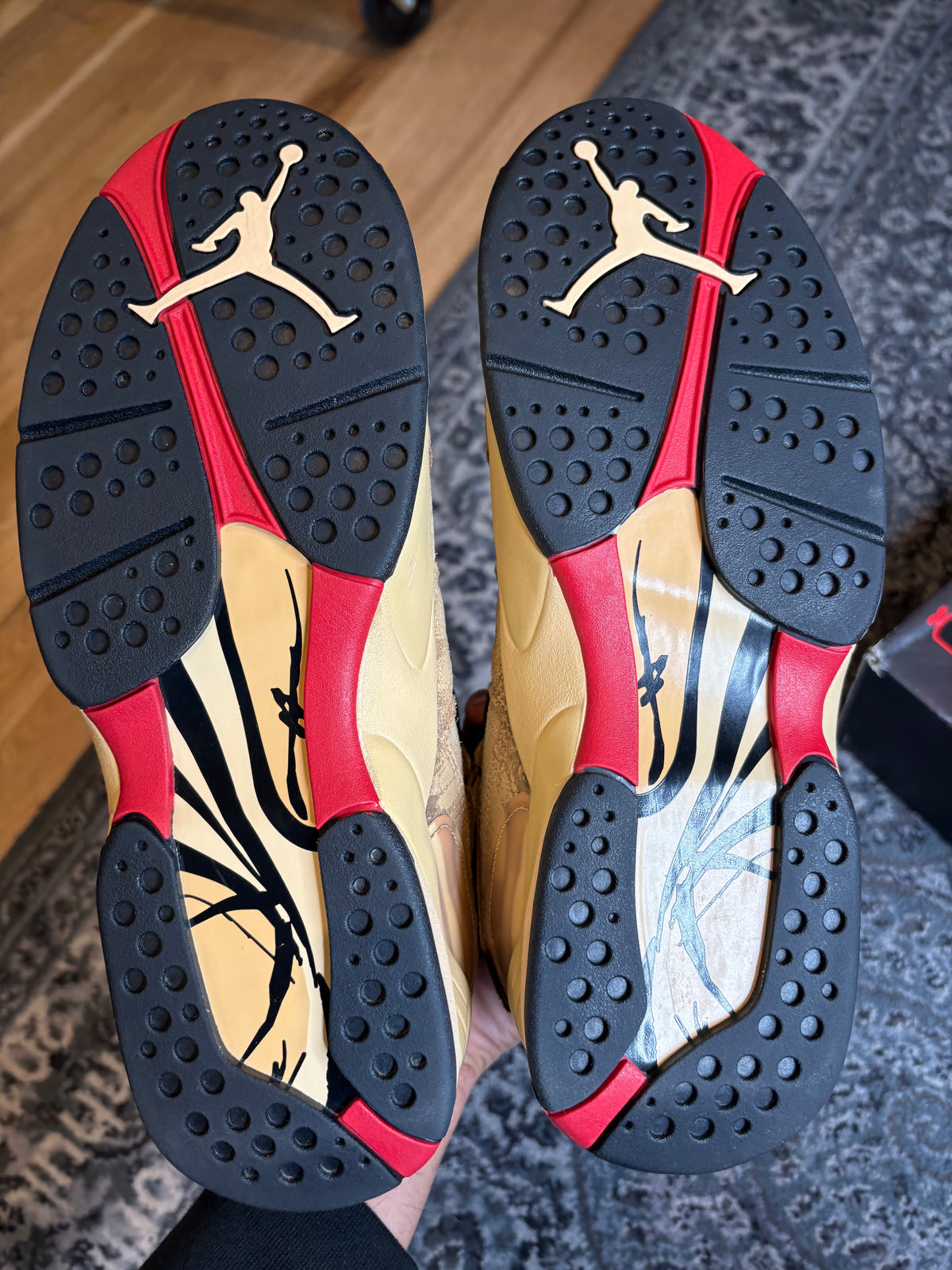 Jordan 8 Retro “Rui Hachimura Black Samurai” Clean Og Size 10.5