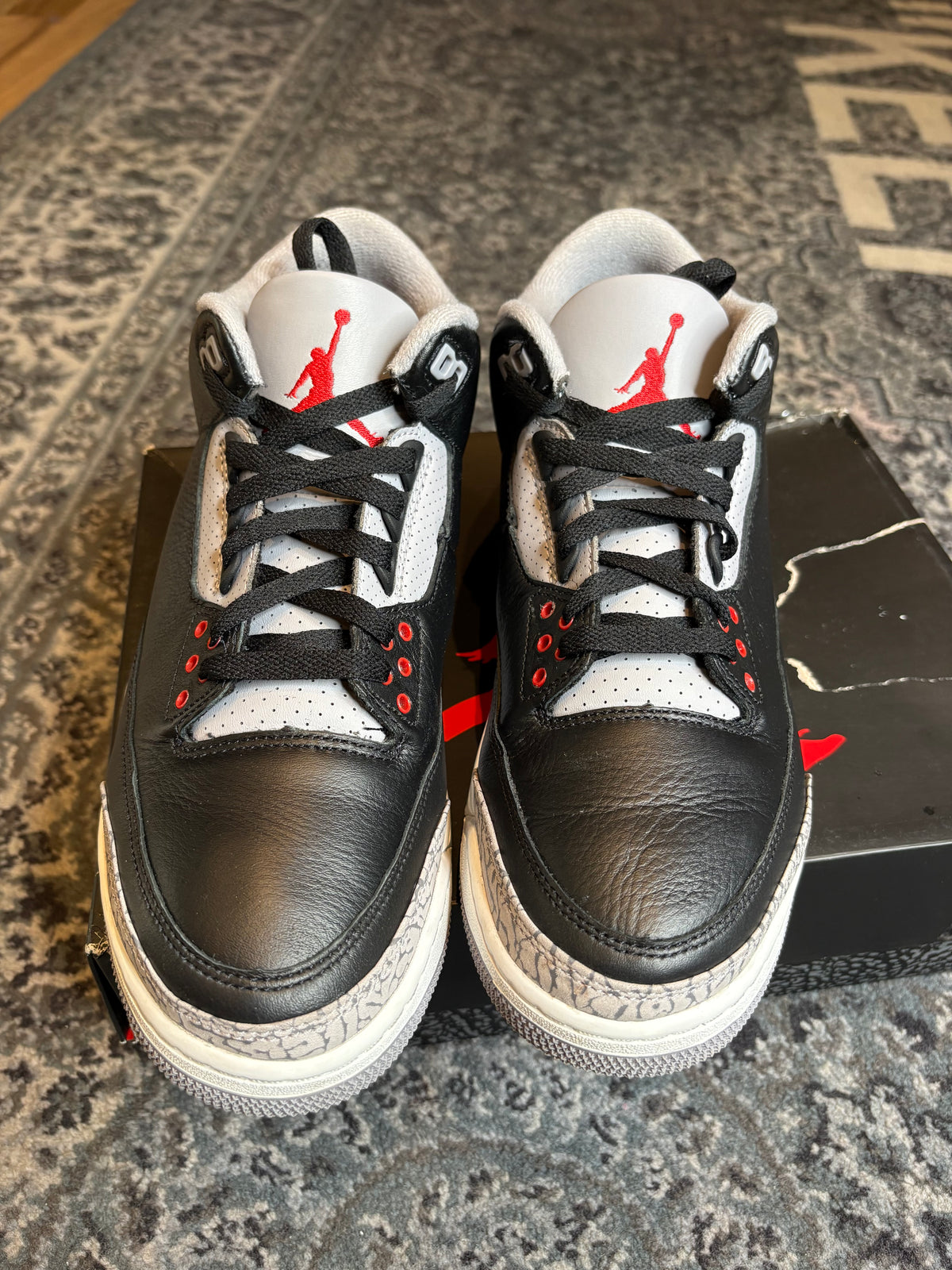 Jordan 3 Retro “Black Cement” Clean Og Size 10