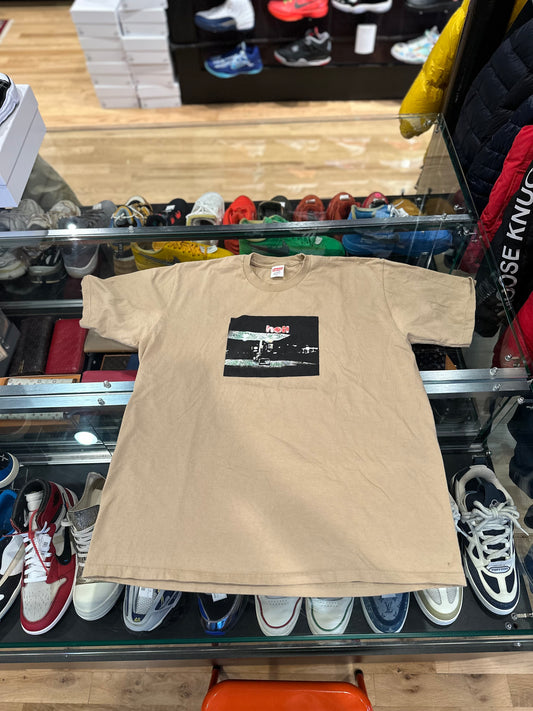 Supreme Hell Tee Tan Size XL