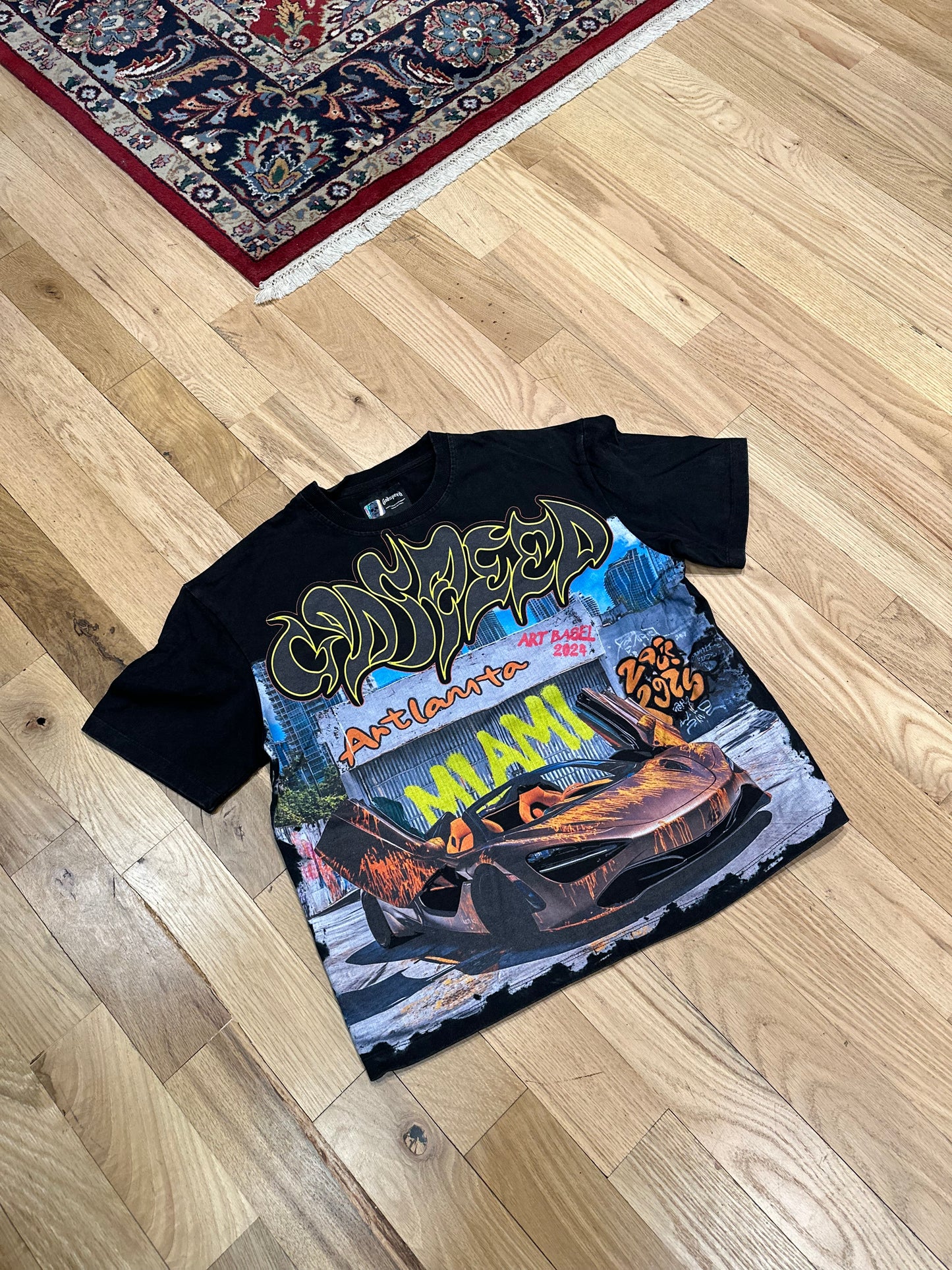 Godspeed Miami Tee Size Small
