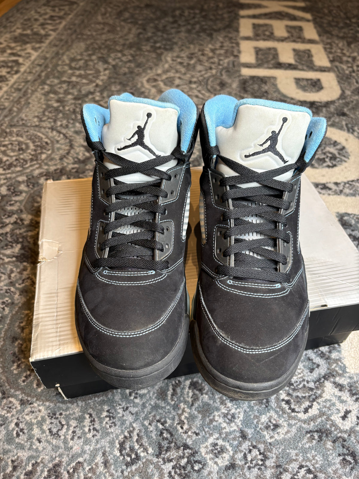 Jordan 5 Retro “Black Unc” Po Og Size 10