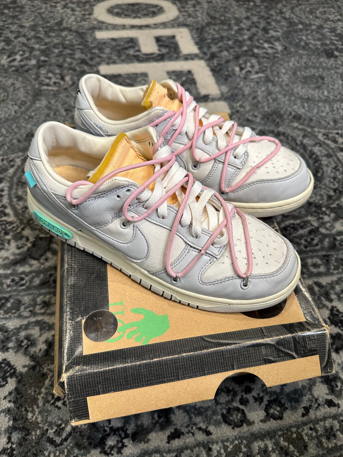 Nike Dunk Low x Off White Lot 9 PO OG Size 9.5