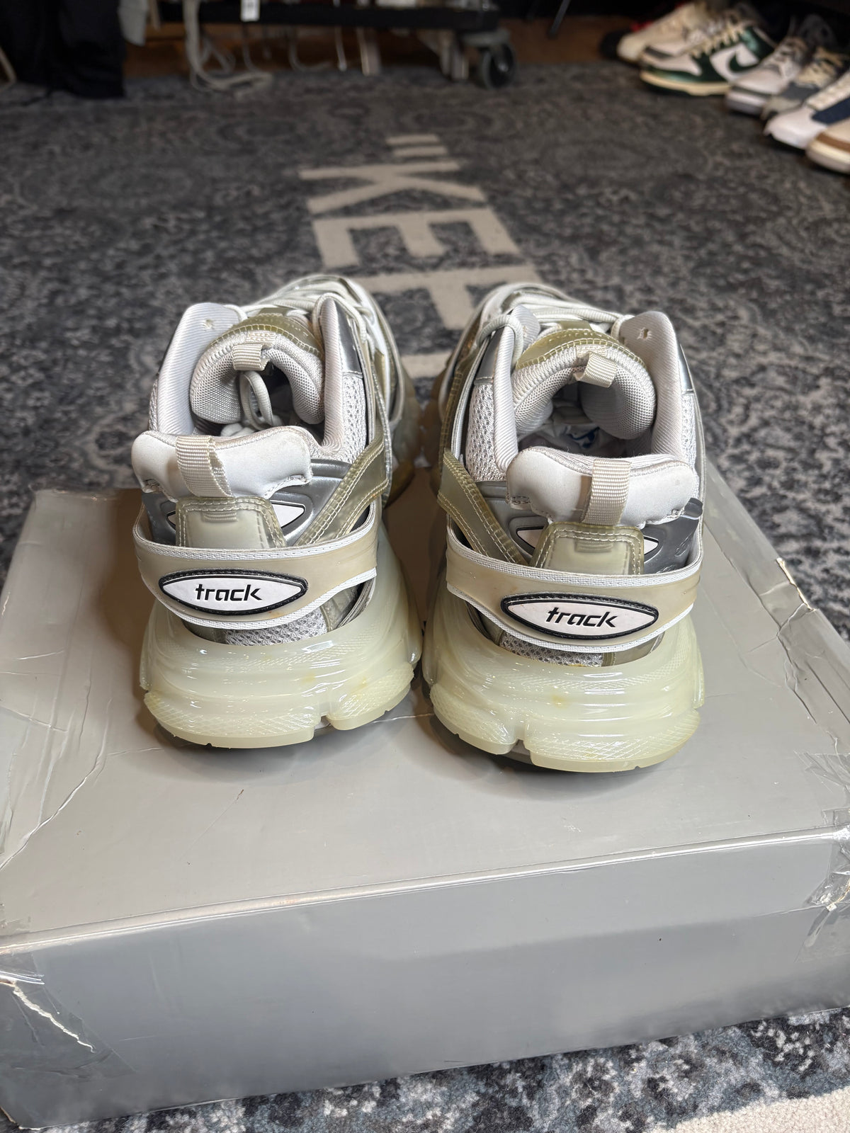 Balenciaga Track Clear Sole “Light Grey” Clean Og Size 14(47 EU)