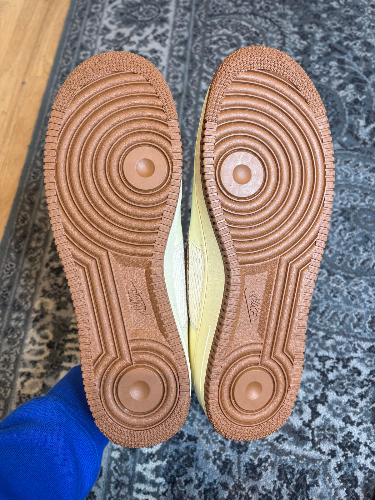 Air Force 1 “Coconut Milk Canyon Gold Light British Tan” Ds Og Size 14
