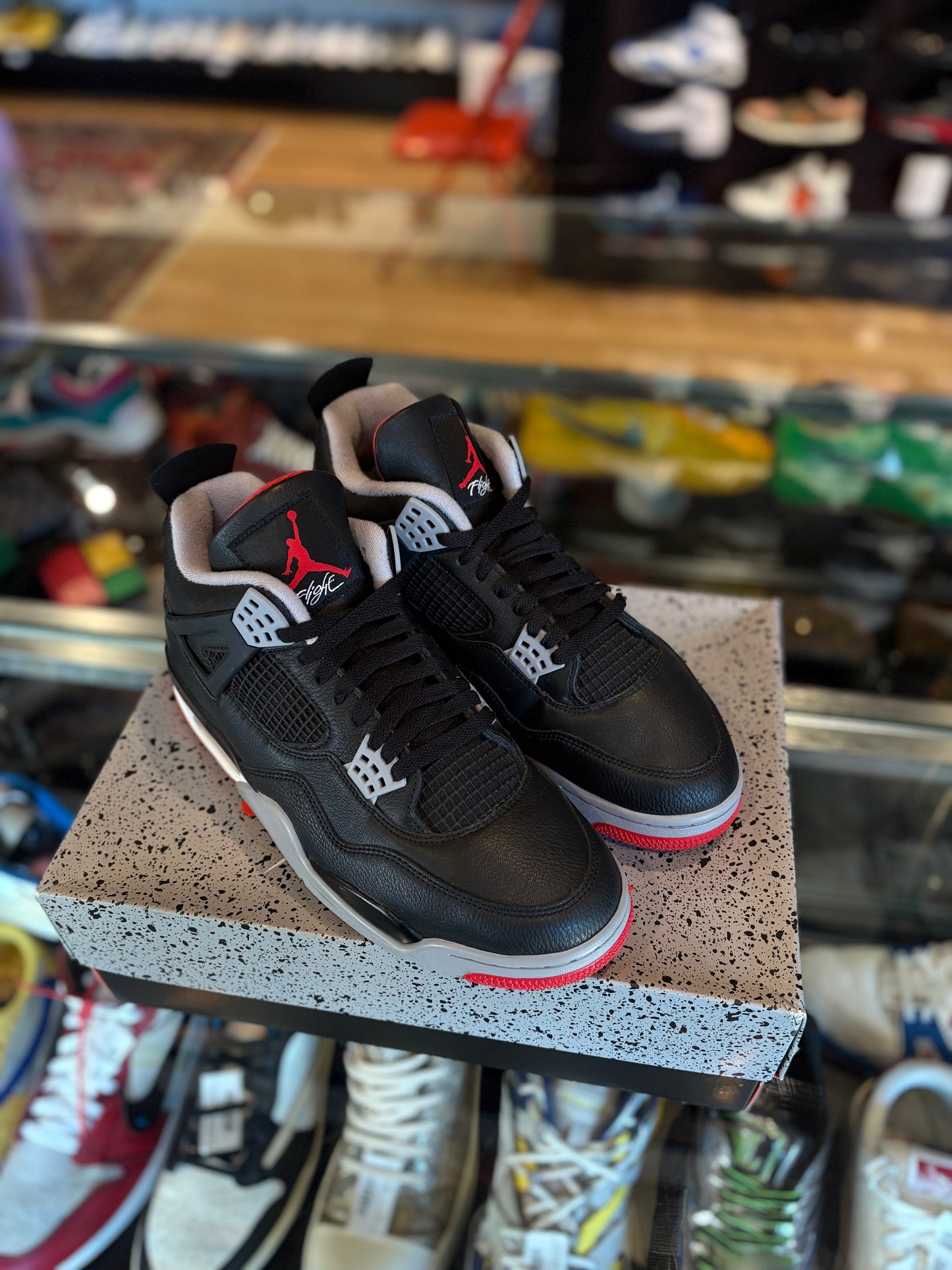 Jordan 4 Retro Bred Reimagined VNDS Size 12