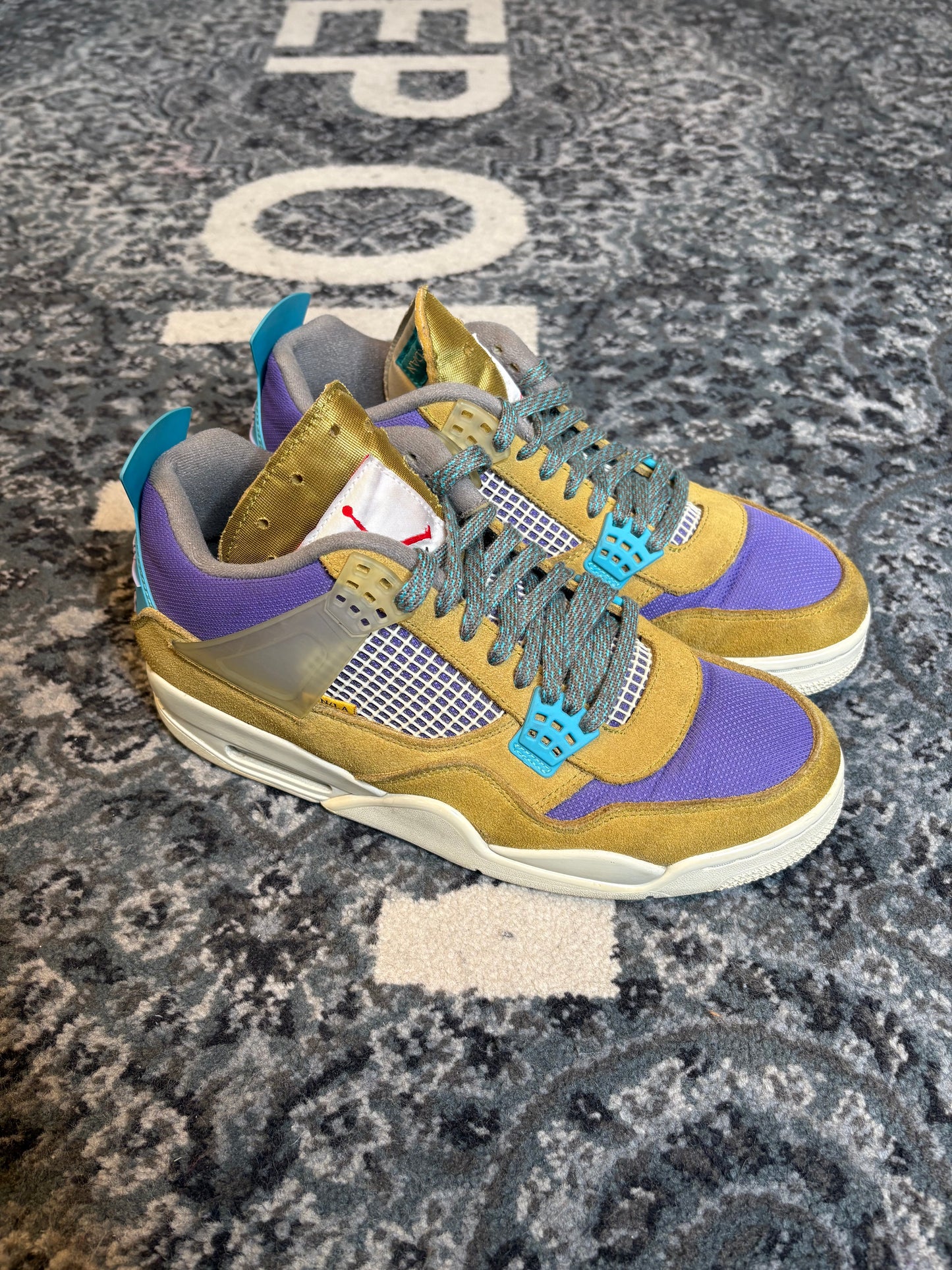 Union La x Air Jordan 4 Retro “Desert Moss” NB PO SIZE 10