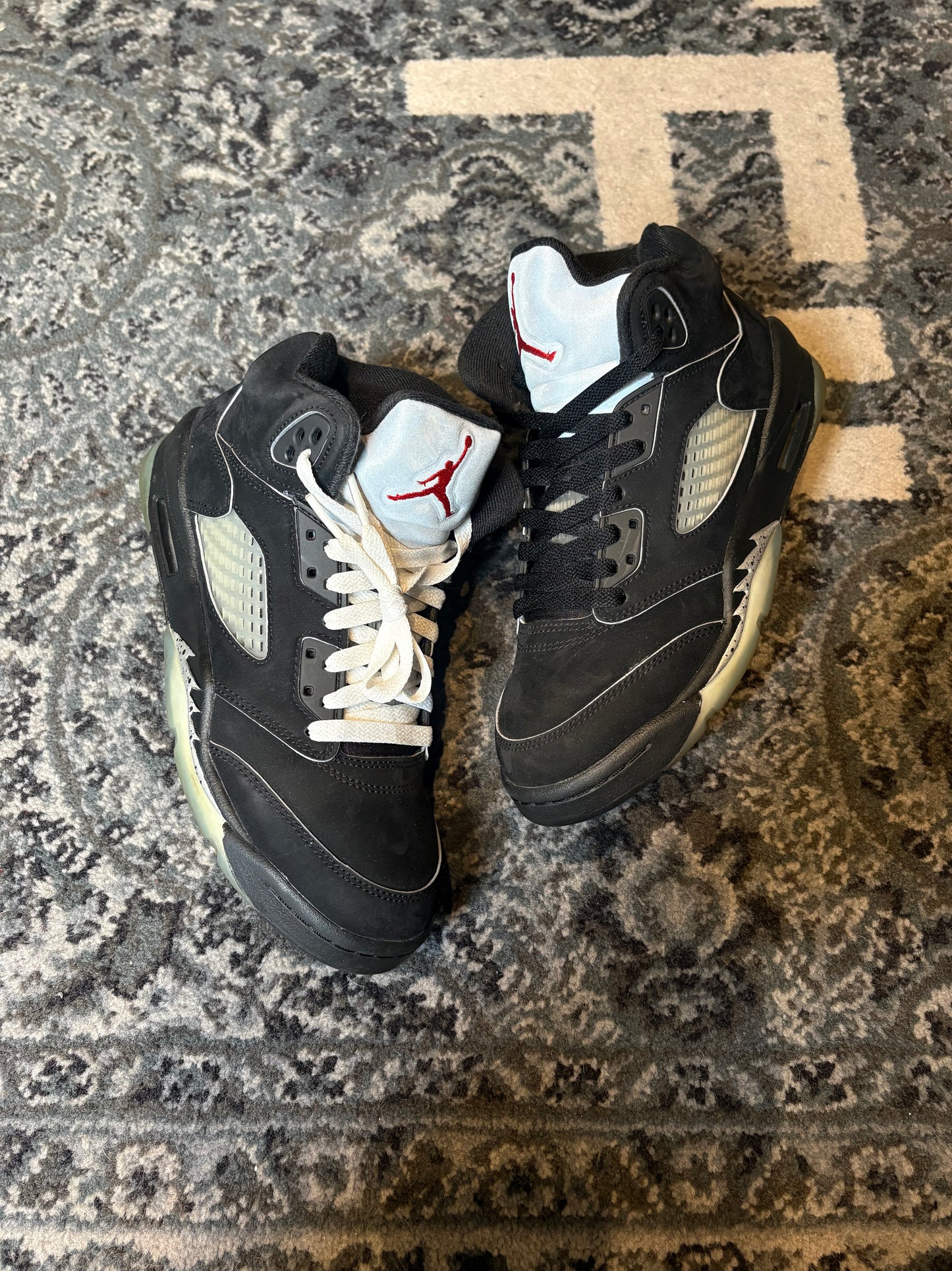 Jordan 5 Retro “Black Metallic” Po Nb Size 6.5Y