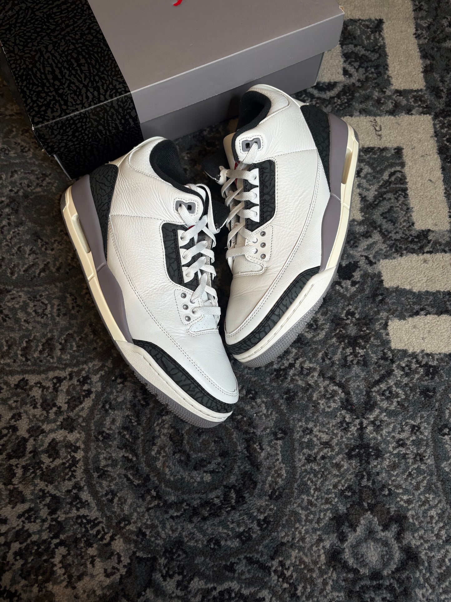 Jordan 3 Retro “Cement Grey” Clean Og Size 10