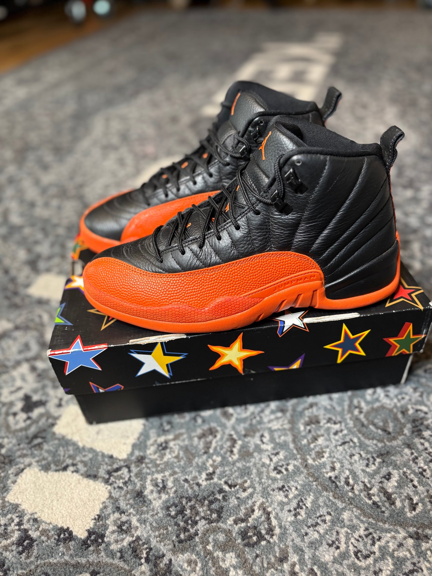 Jordan 12 Retro “WNBA All-Star Brilliant Orange” Clean Og Size 9M/10.5W