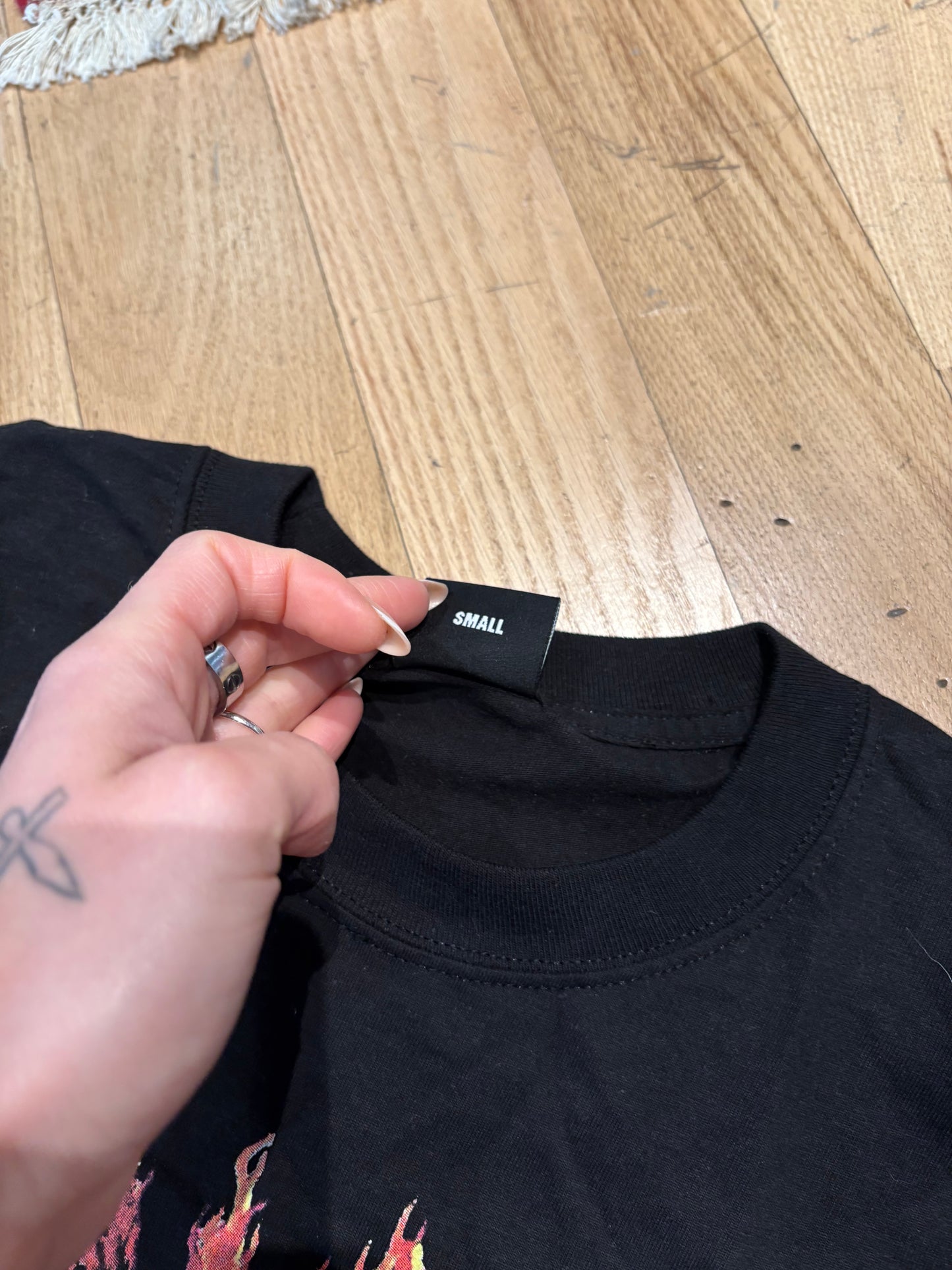 Revenge Fire Tee Size Small