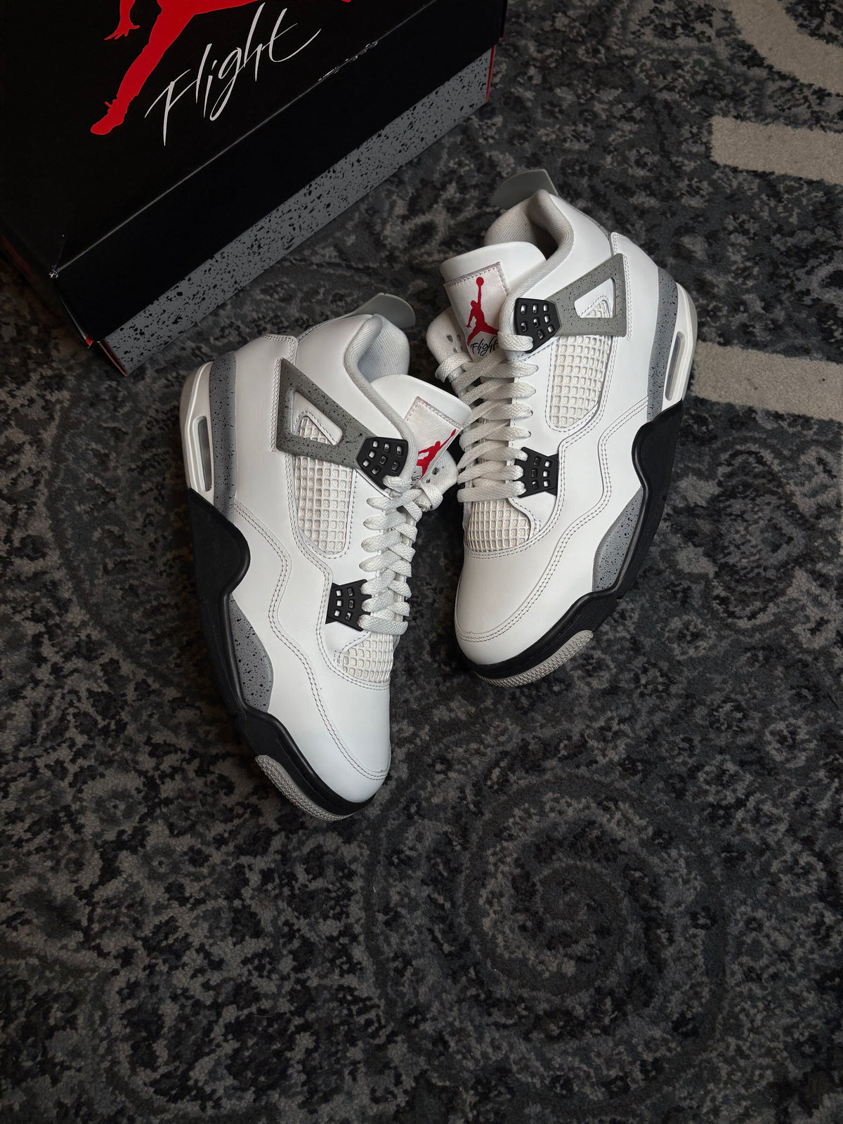 Jordan 4 Retro “White Cement” Clean Og Size 10