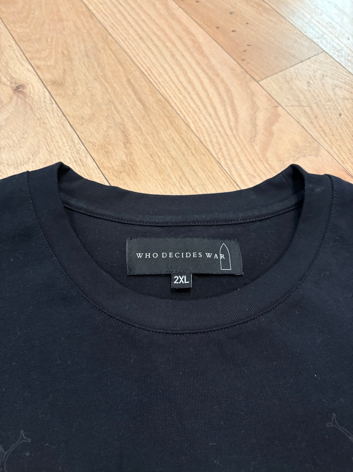 Who Decides War Tee Black Size XXL