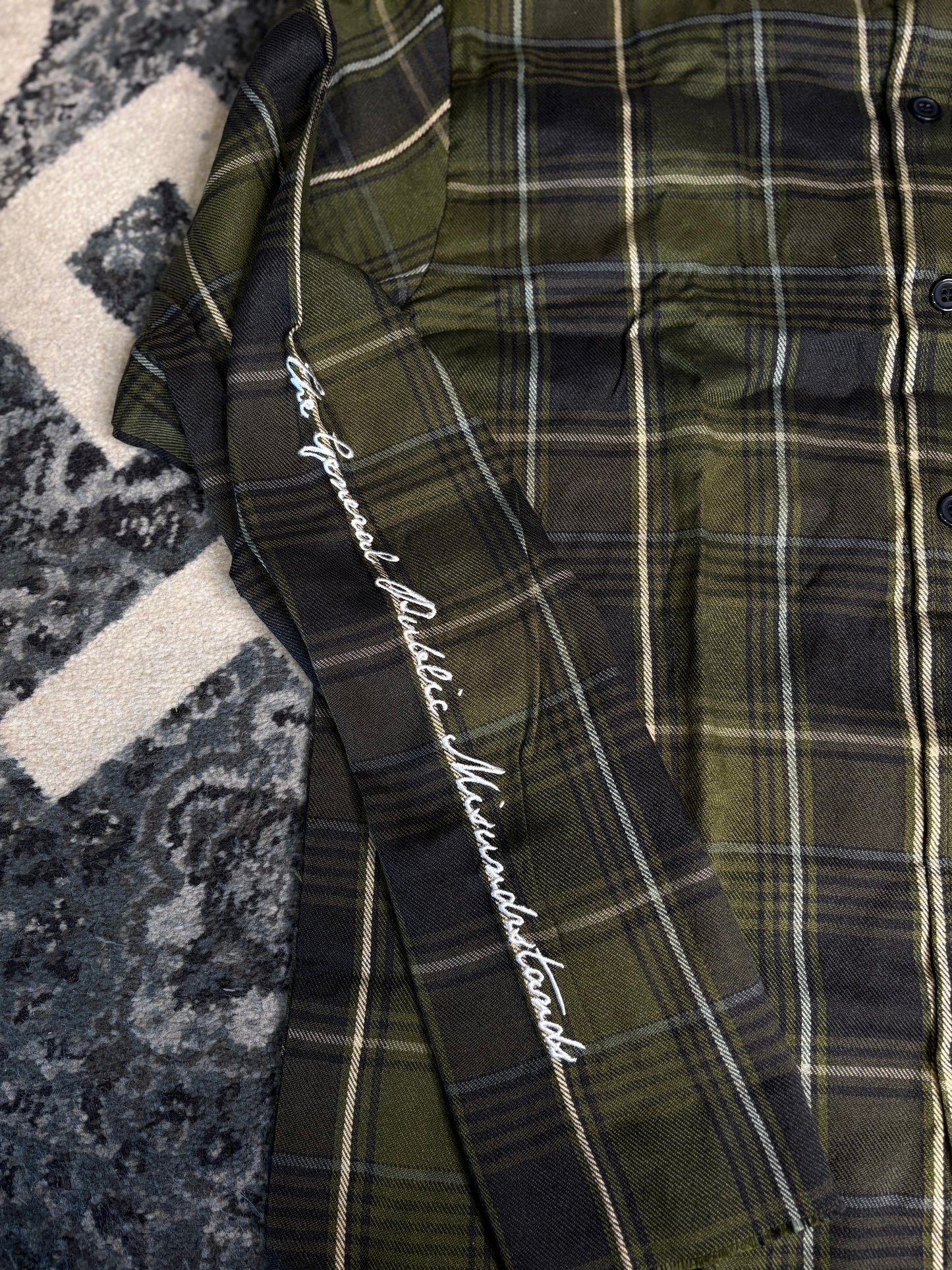 General Public Green Flannel DS