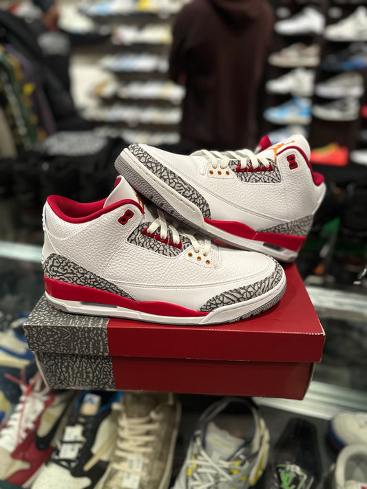 Jordan 3 Retro Cardinal DS OG Size 11.5