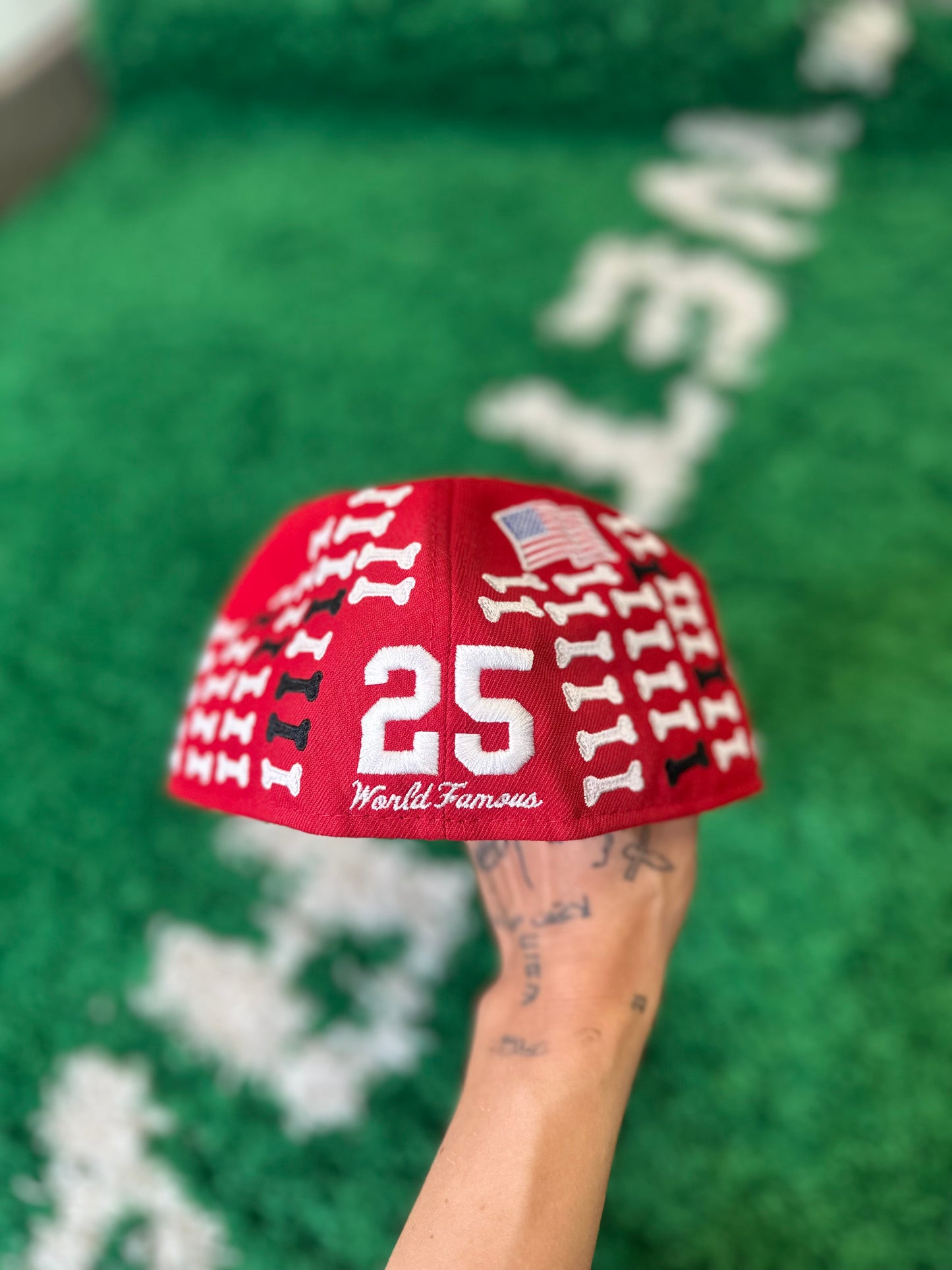Supreme Bones Box Logo Era Hat DS 7 5/8