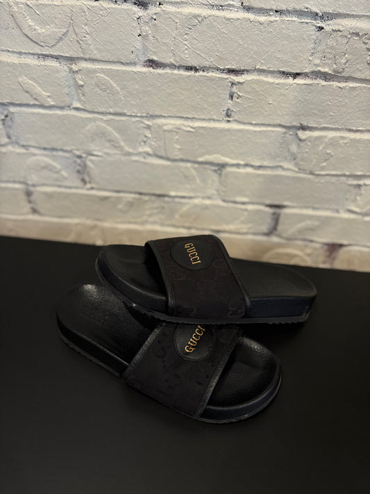 Gucci Slides Black PO NB Size 9