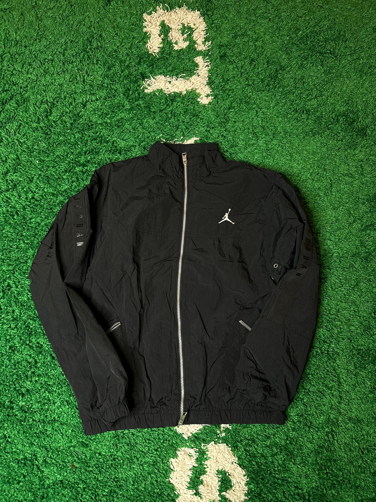 Jordan Track Jacket Black Size Medium
