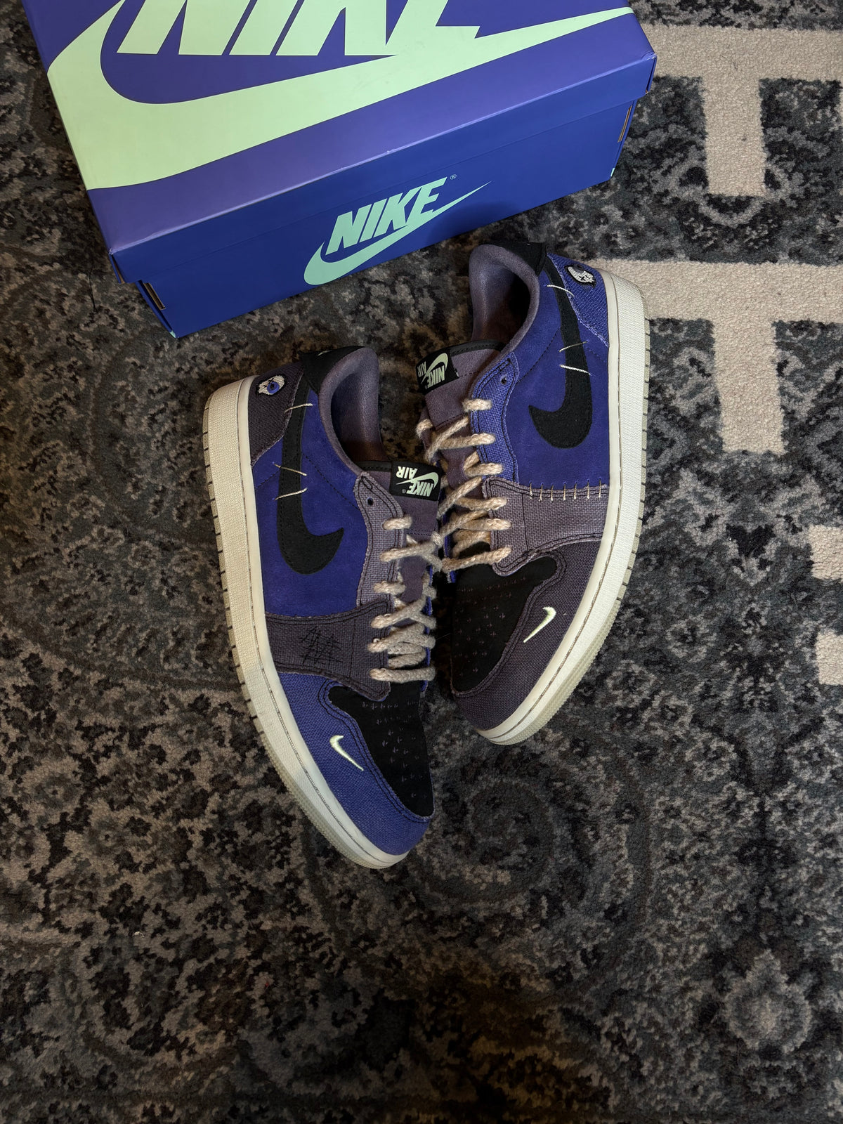 Jordan 1 Retro Low “Zion Williamson Voodoo Alternate” Clean Og Size 12