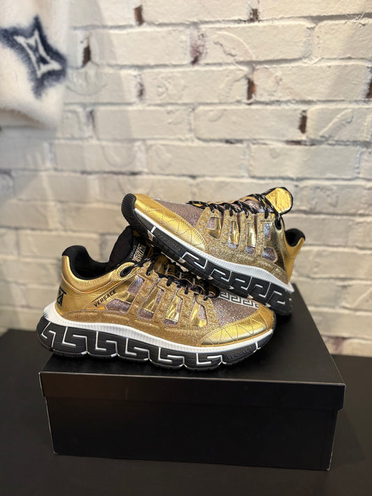 Versace Trigreca Sneakers Gold Clean OG Size 45