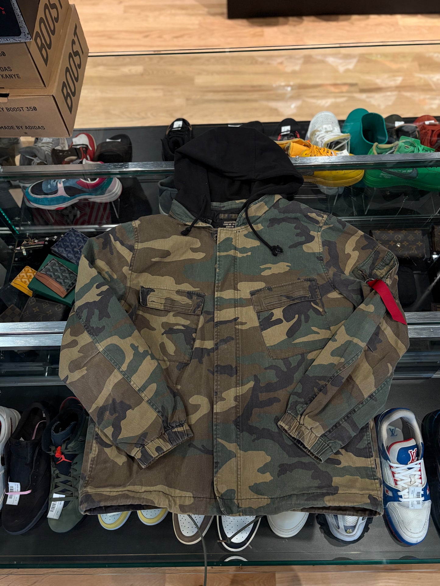 Alpha Industries Camo Jacket Size Large