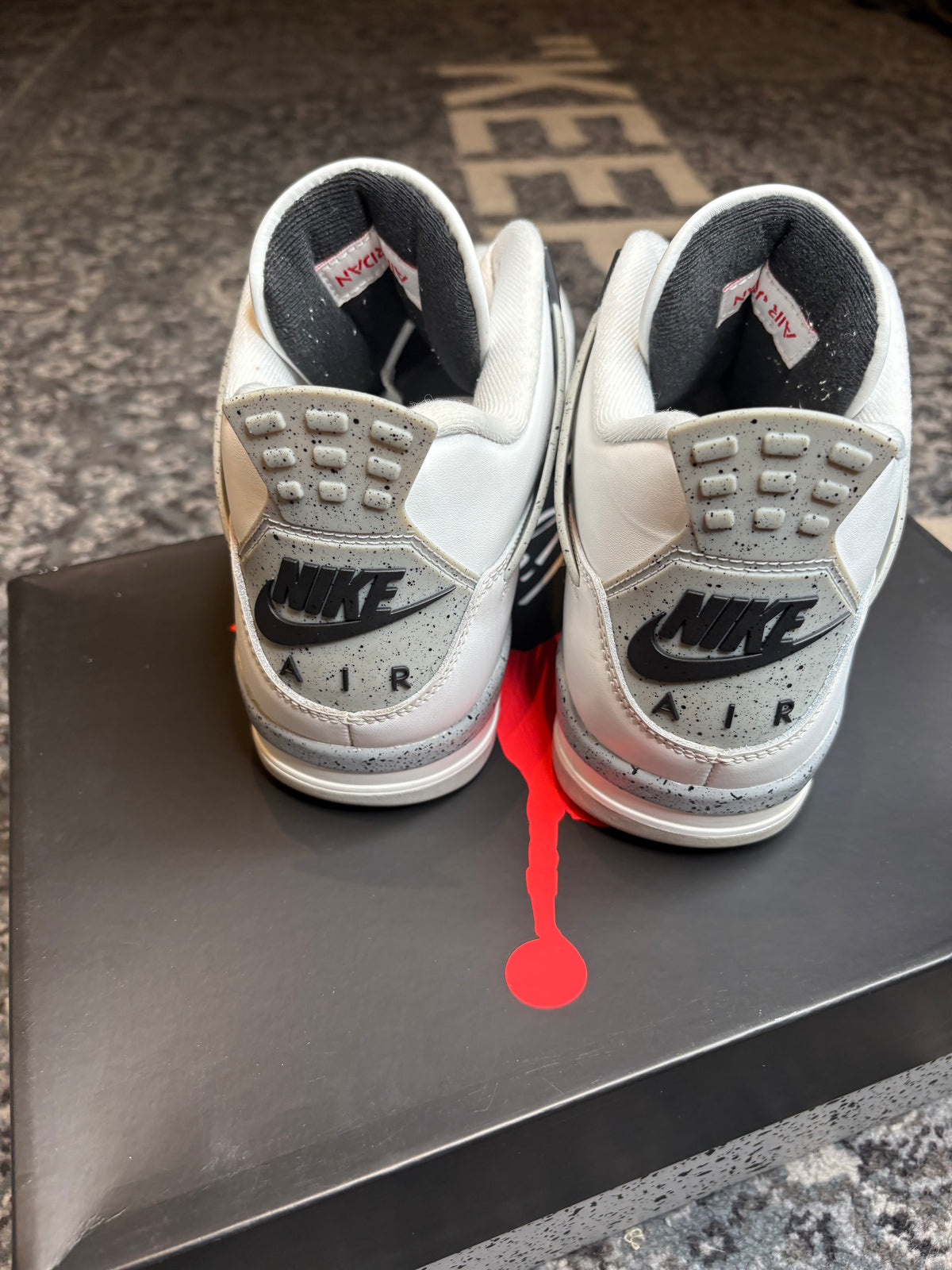 Jordan 4 Retro “White Cement” Clean Og Size 10