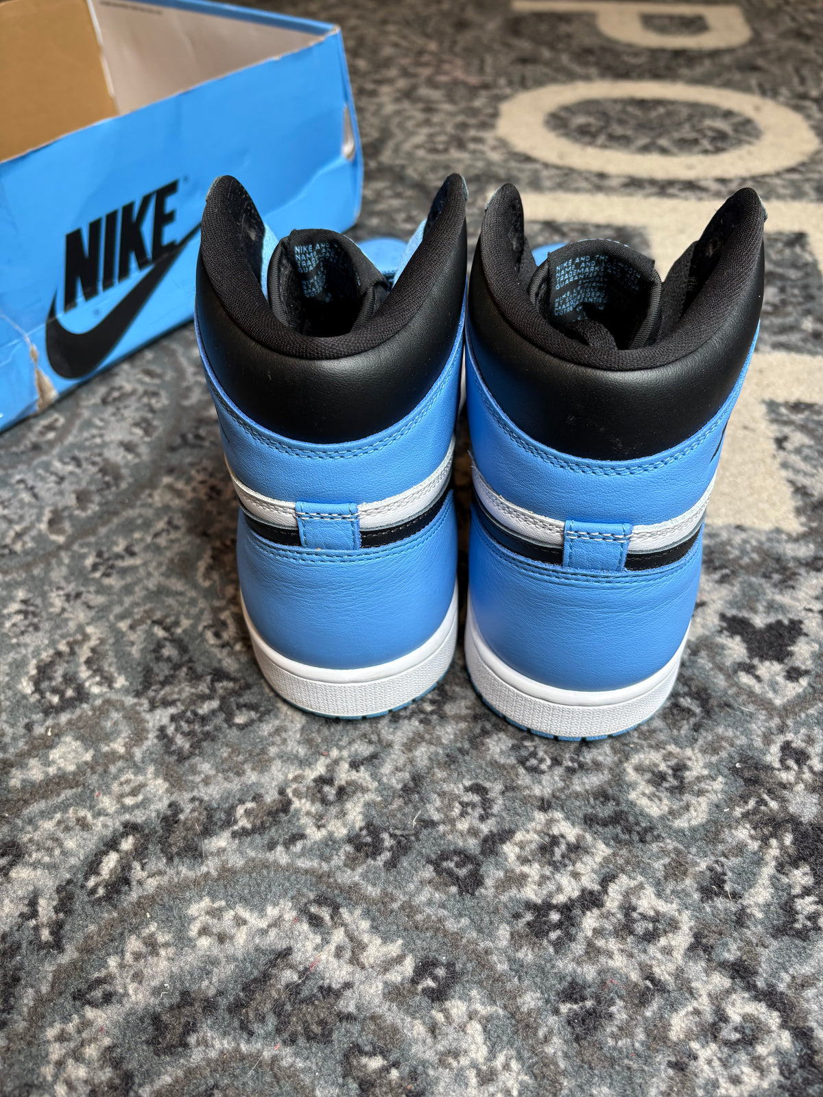 Jordan 1 Retro “Unc Toe” Clean Og Size 9.5