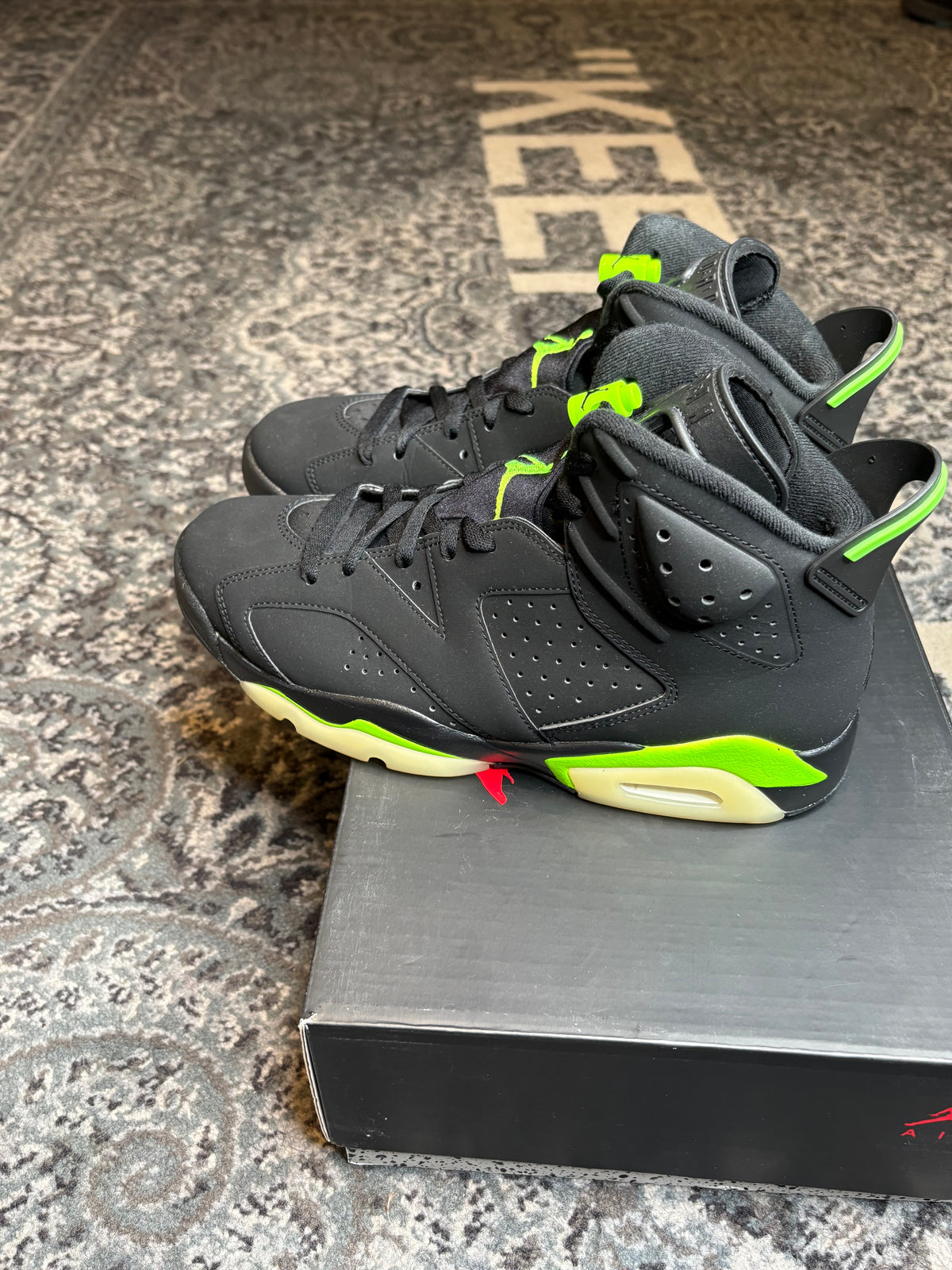 Jordan 6 Retro “Electric Green” Clean Og Size 10