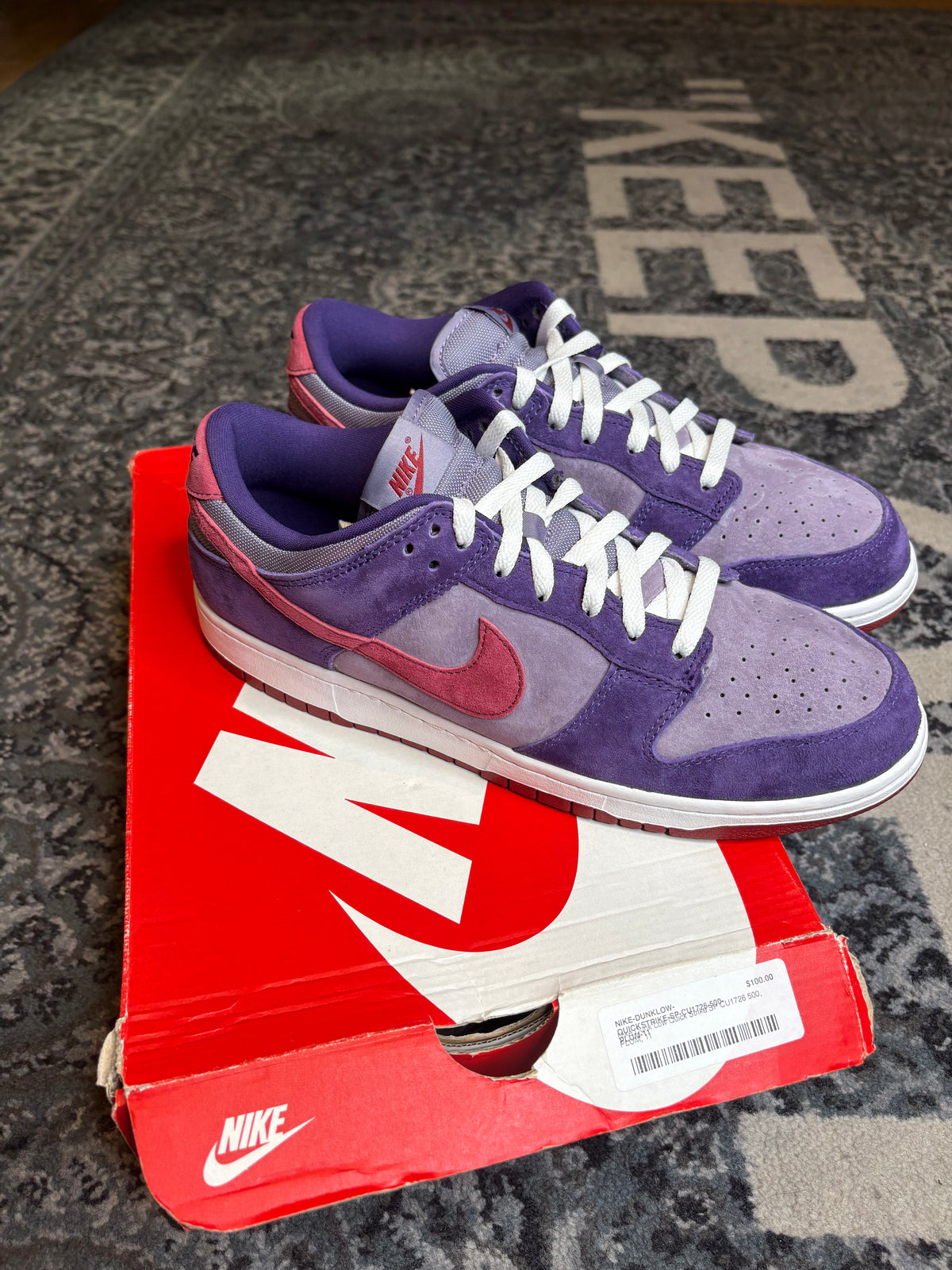 Nike Dunk Low “Plum” Clean Og Size 11
