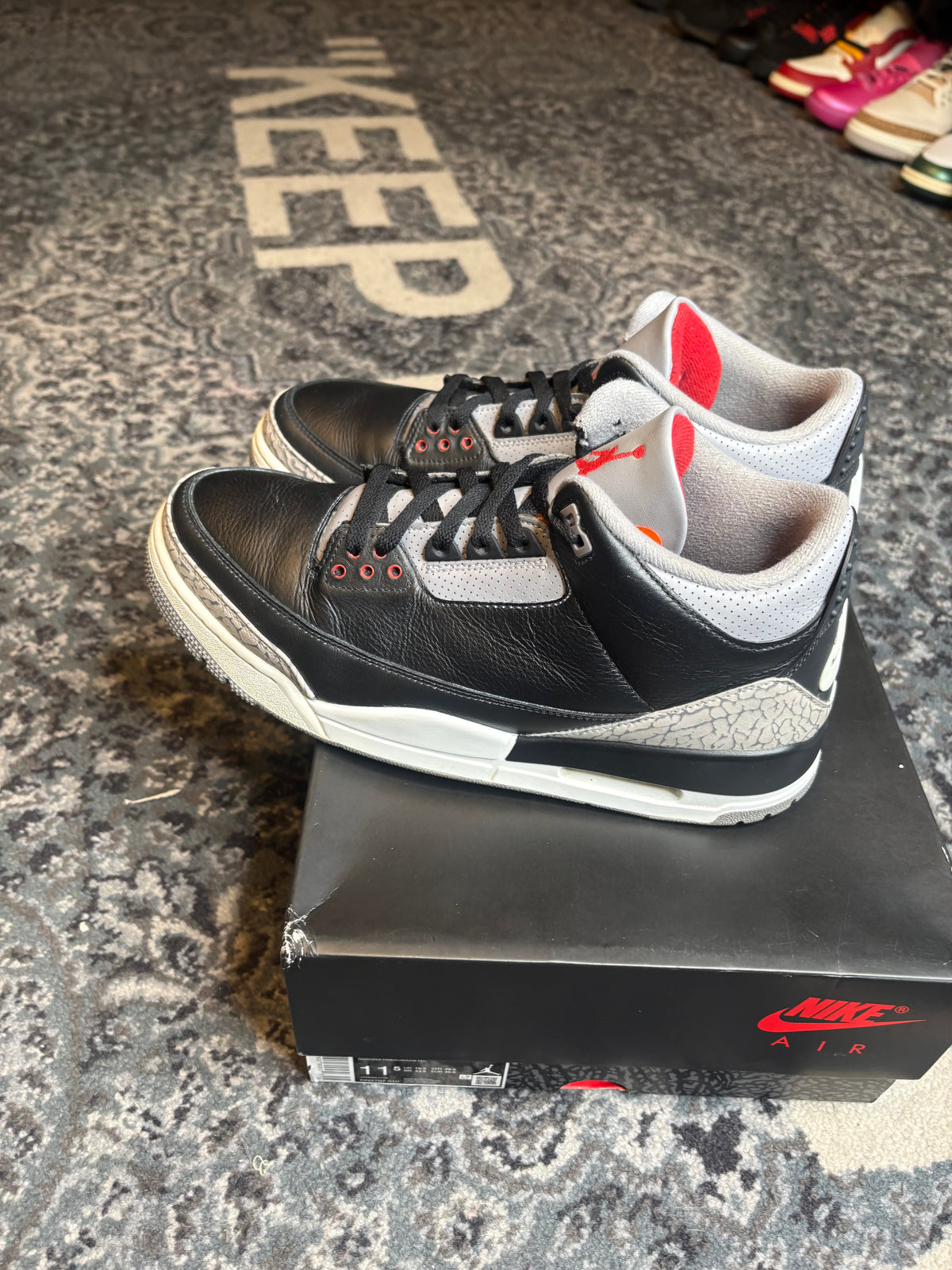 Jordan 3 Retro “Black Cement” Clean Og Size 11.5